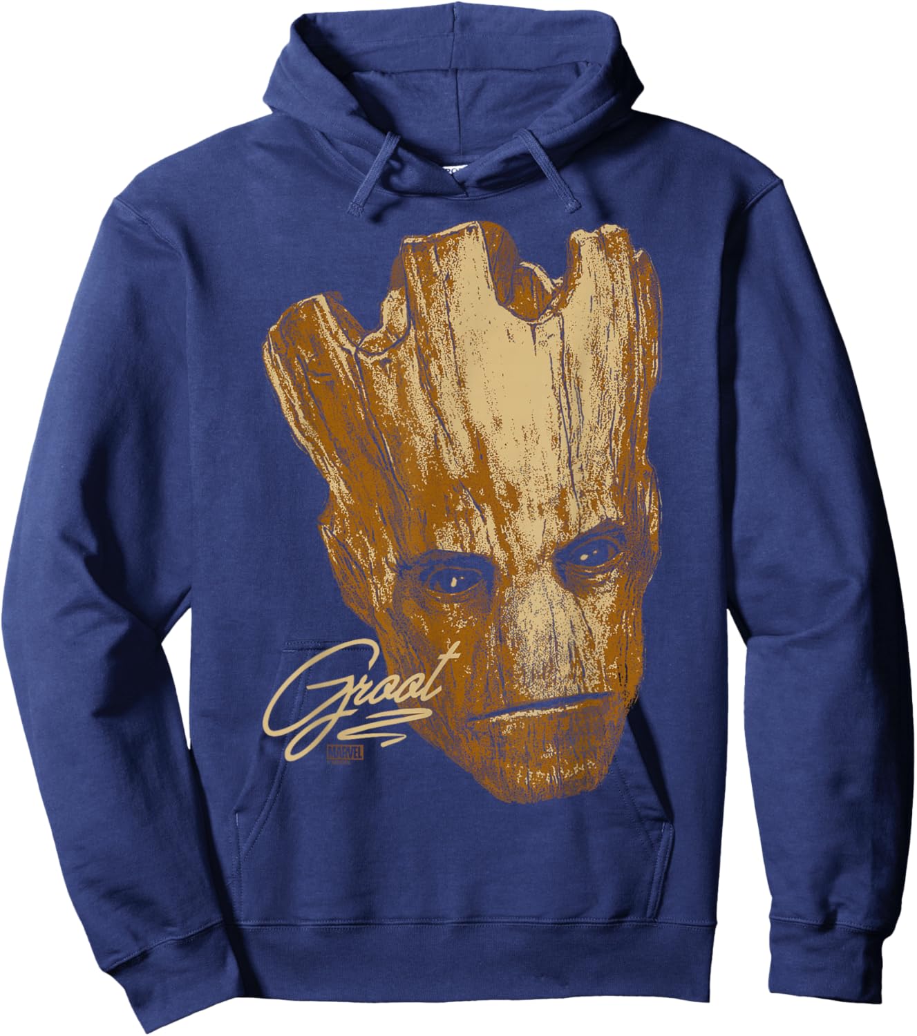 Guardians of The Galaxy - Groot Portrait Hoodie - Hoodie | Navy