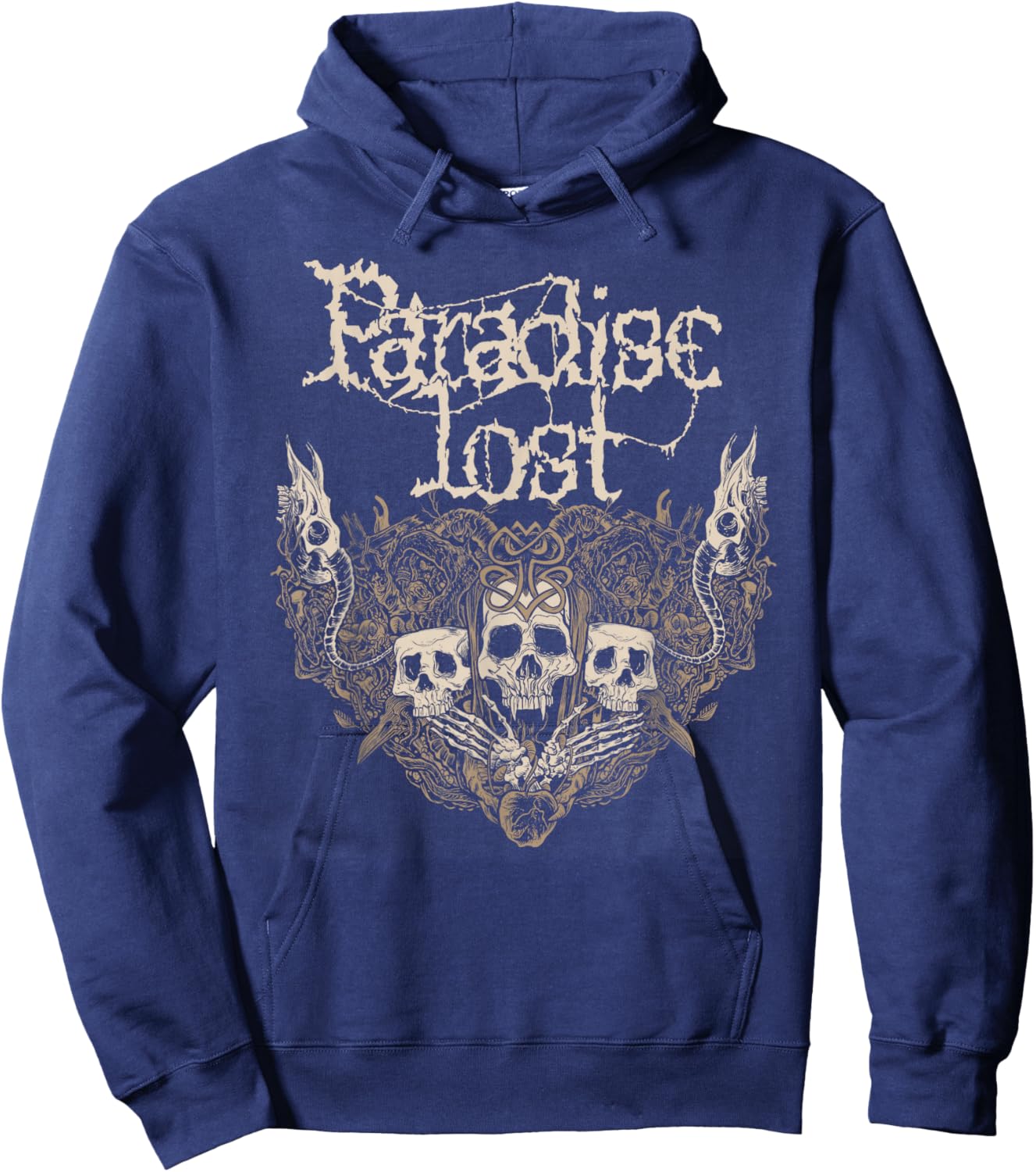 Paradise Lost - 'Gotischer Schädel' Hoodie - Hoodie | Navy