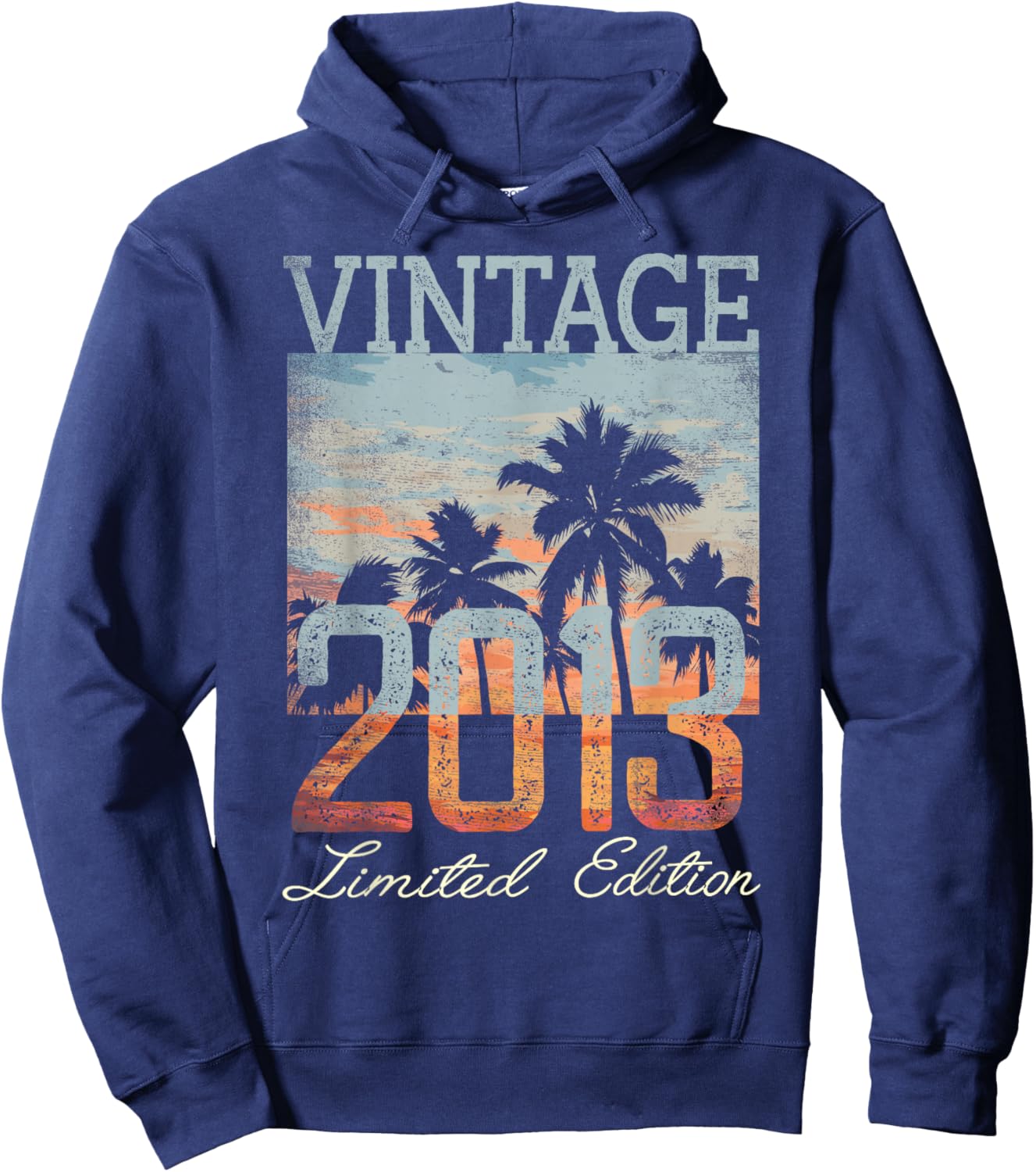 Vintage 2013 Limited Edition 13th Birthday 13 Year Old Gifts Hoodie - Hoodie | Navy