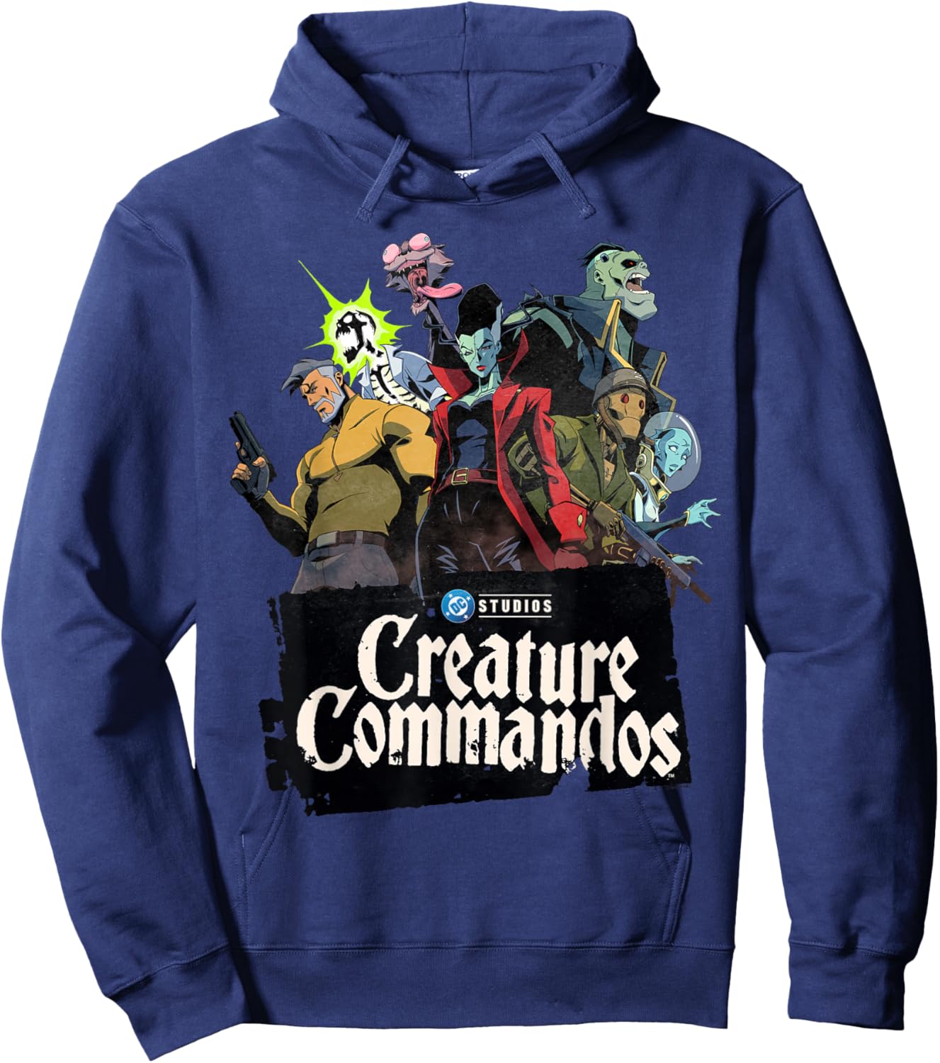 Creature Commandos Group Pose Hoodie - Hoodie | Navy