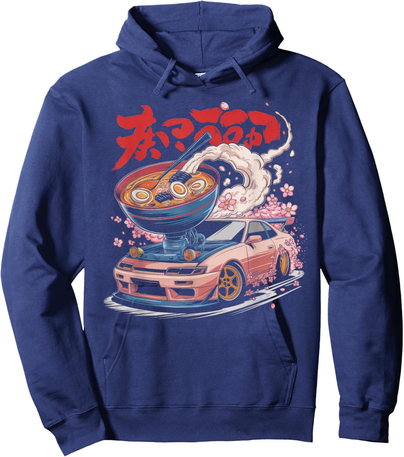 Japanese Car Men JDM Japan Street Racing Streetwear Hoodie - Hoodie | Navy