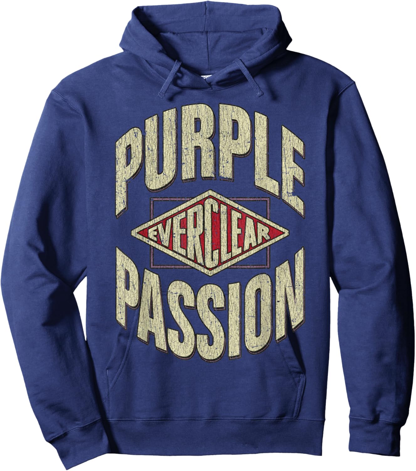 Vintage Funny Purple Passion Retro Alcohol Bar Drinking Hoodie - Hoodie | Navy