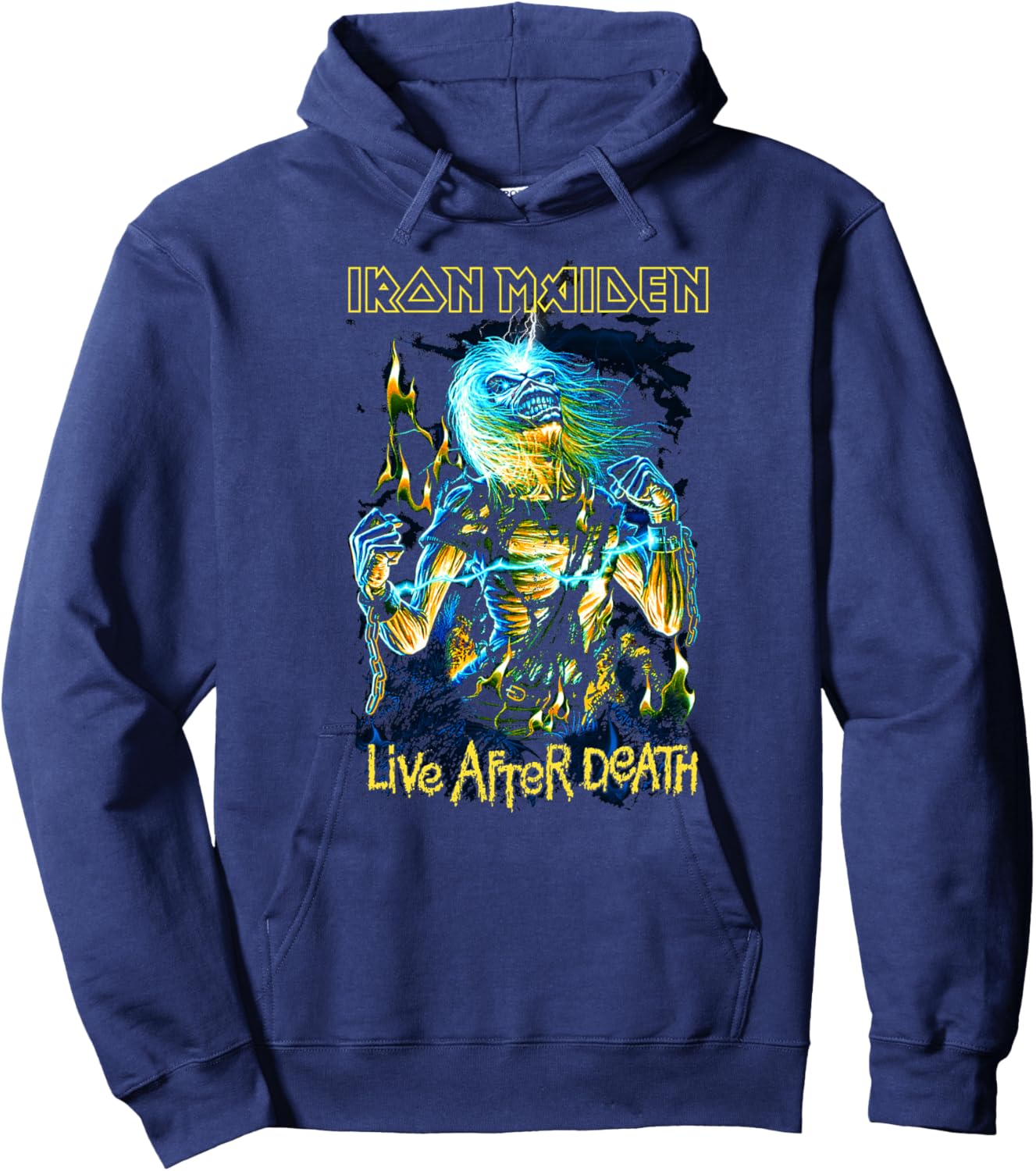 Iron Maiden Live After Death Haut de Gamme Hoodie - Hoodie | Navy