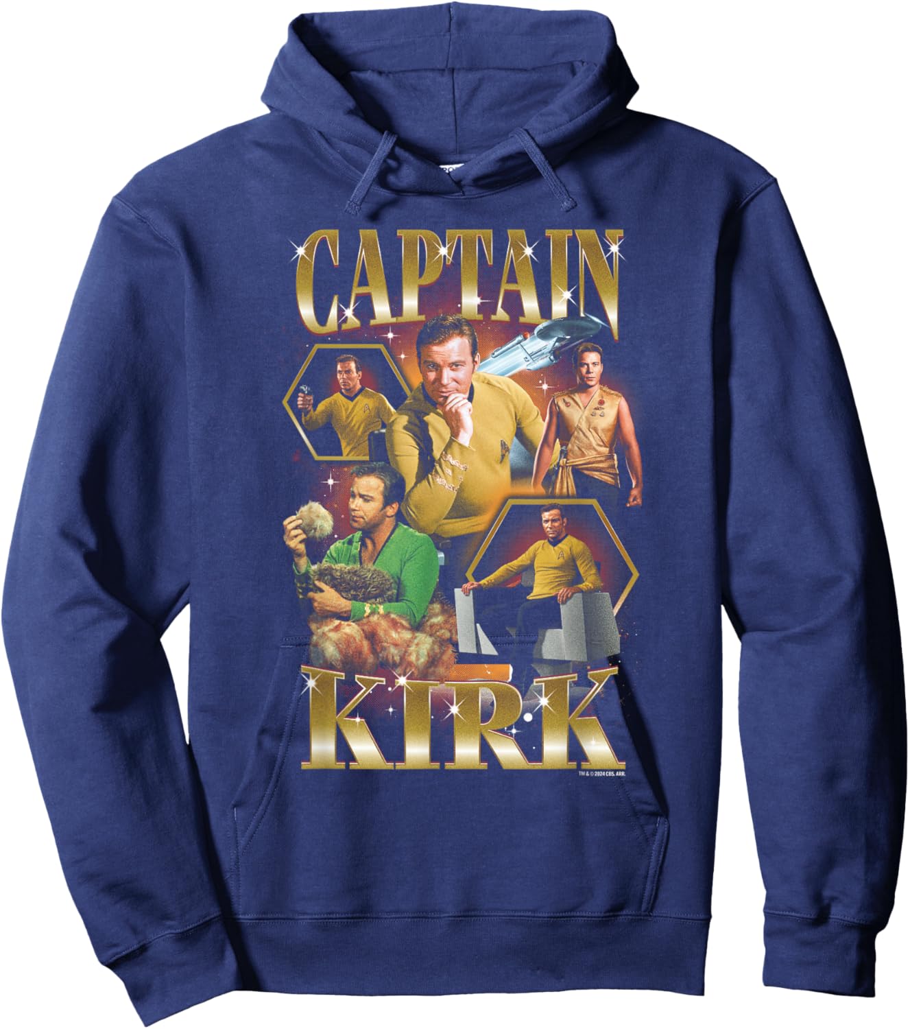 Star Trek: The Original Series Kirk Heartthrob Hoodie - Hoodie | Navy