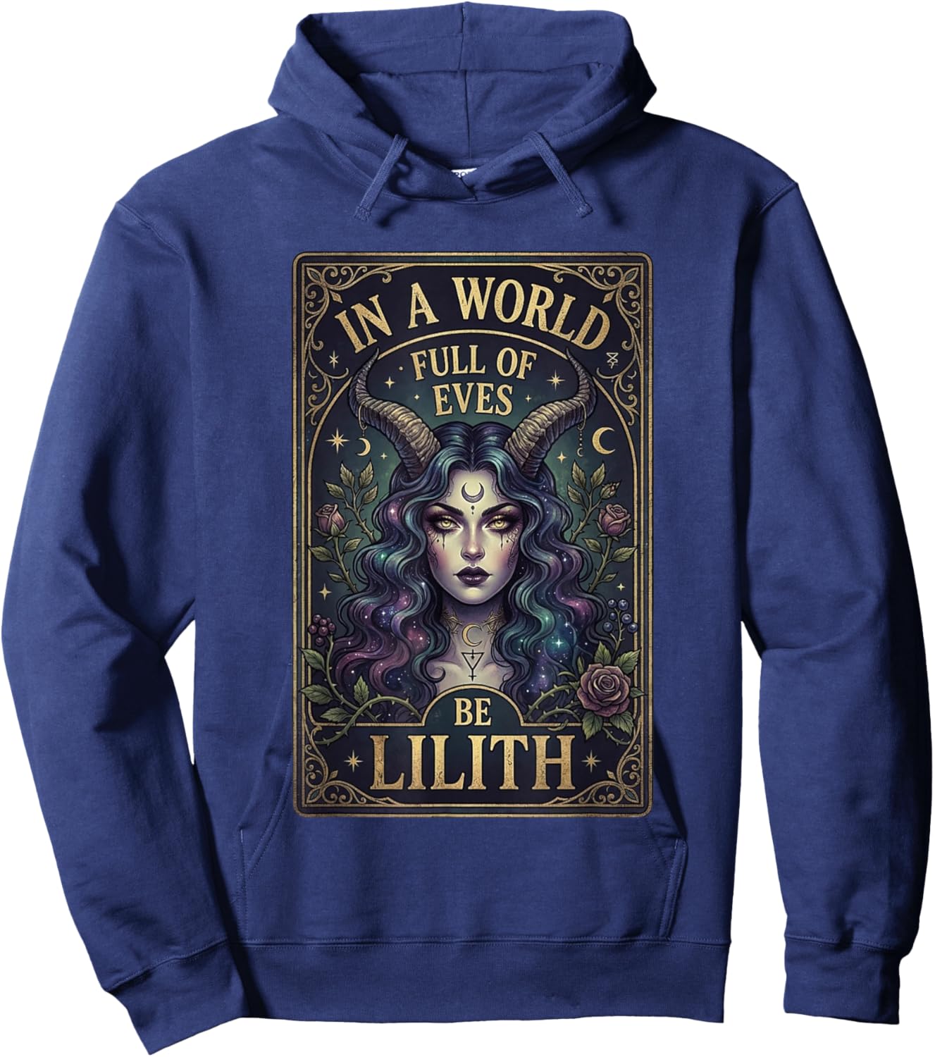 in A World Full of Eves Be A Lilith Hoodie - Hoodie | Navy