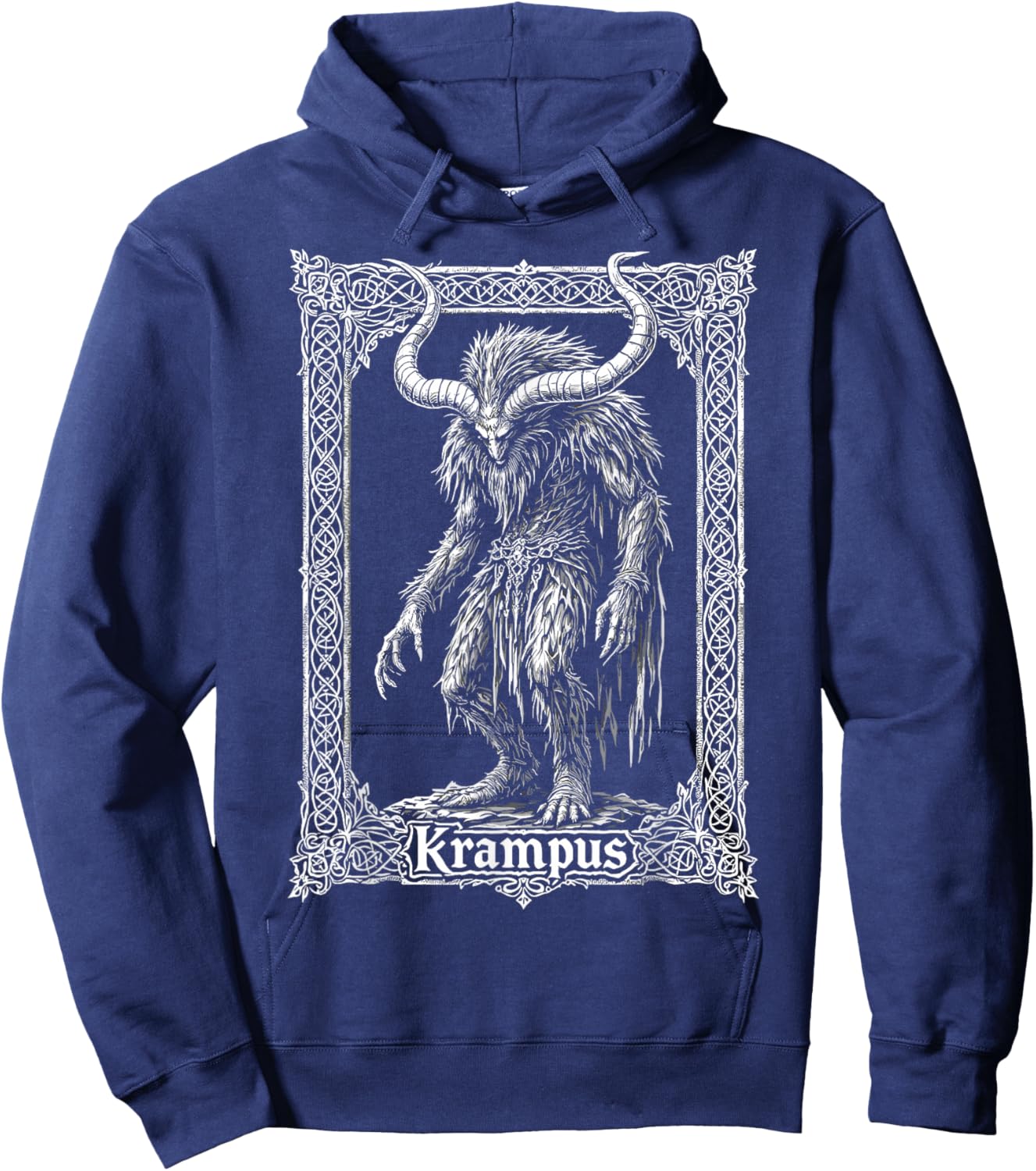 Gruss Vom Krampus Christmas Eve Naughty Kids Xmas Party Hoodie - Hoodie | Navy