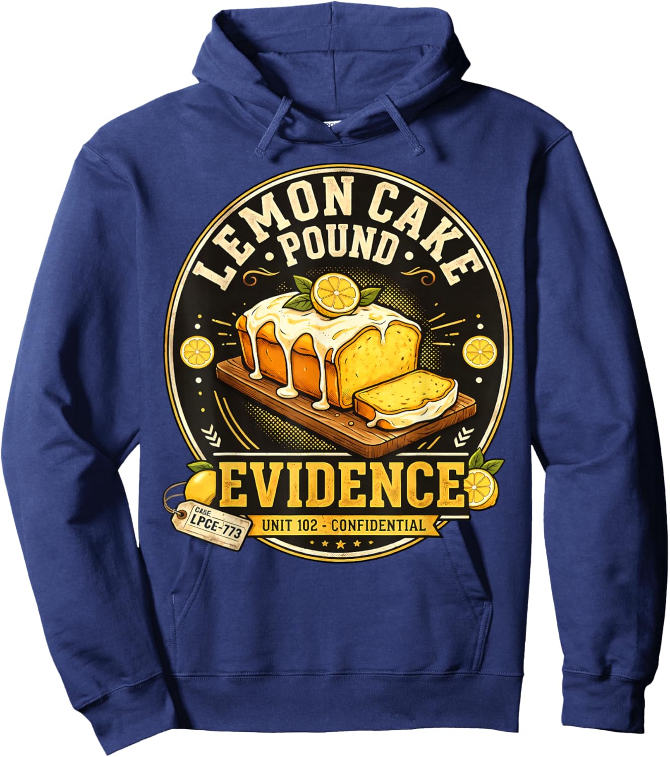 Lemon Pound Cake Hoodie - Hoodie | Navy