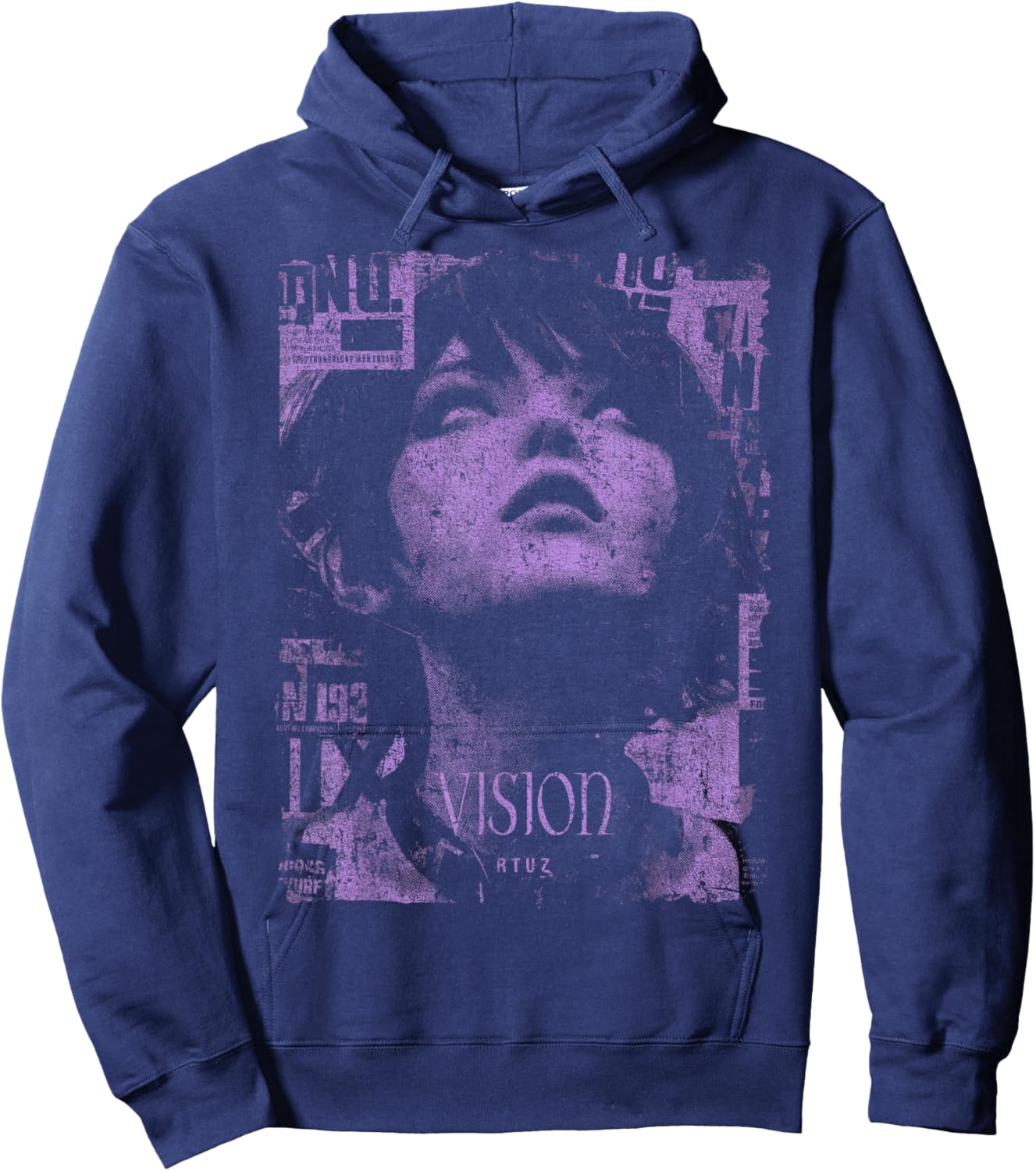 Aesthetic Clothes Retro Vintage Streetwear Fashion Women Men Hoodie - Hoodie | Navy