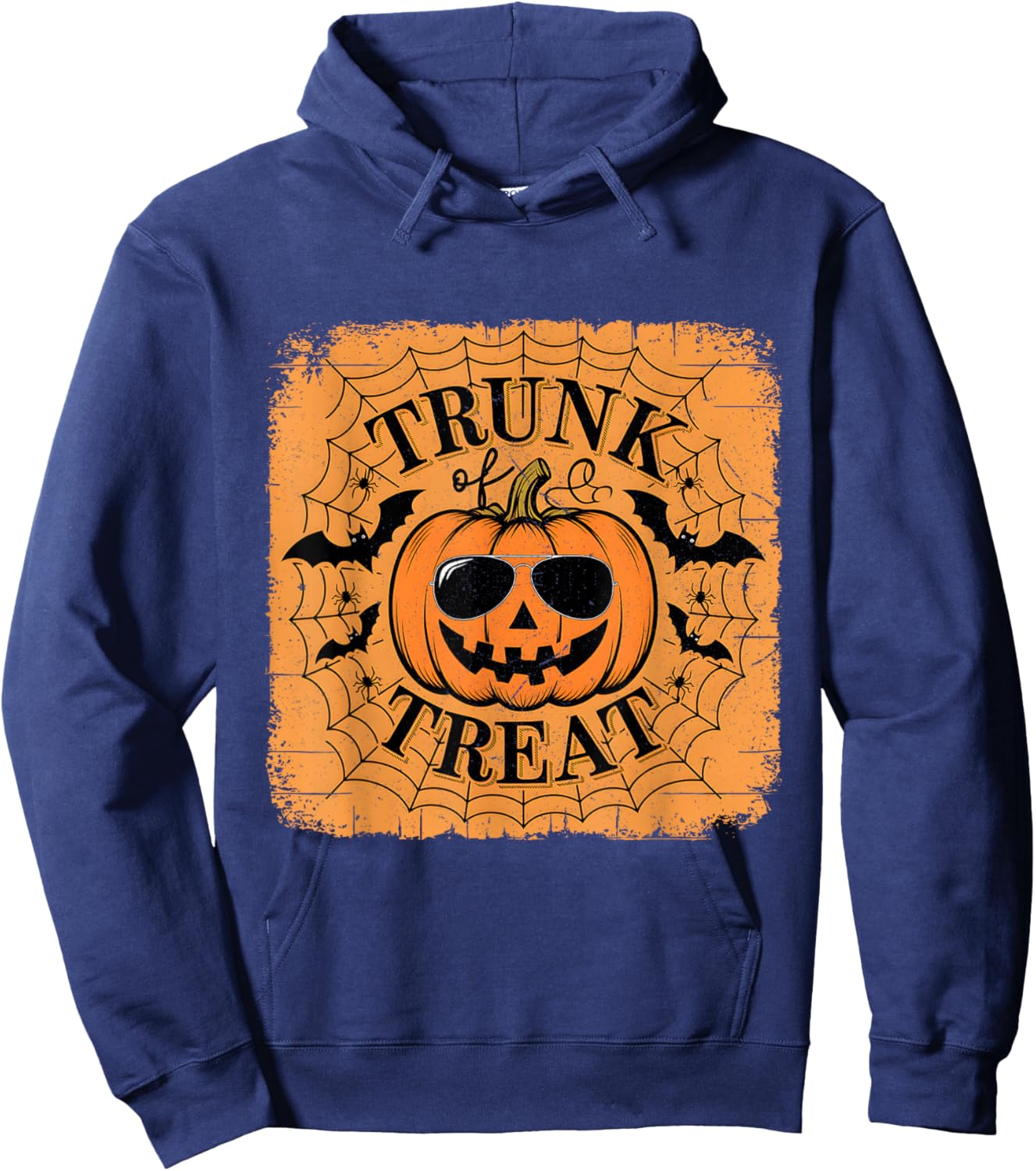 Trunk Or Treat Halloween Costume Christian Pumpkin Church Hoodie - Hoodie | Navy
