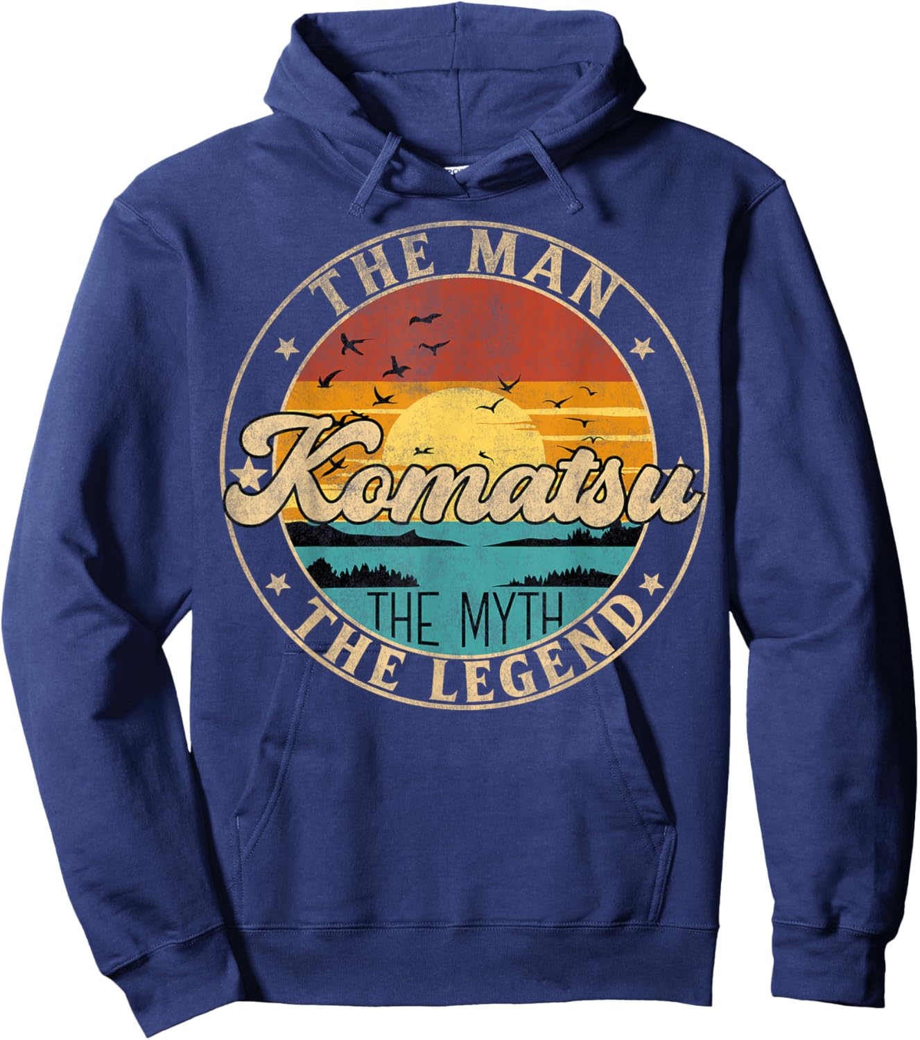 KOMATSU The Man The Myth The Legend First Name Hoodie - Hoodie | Navy