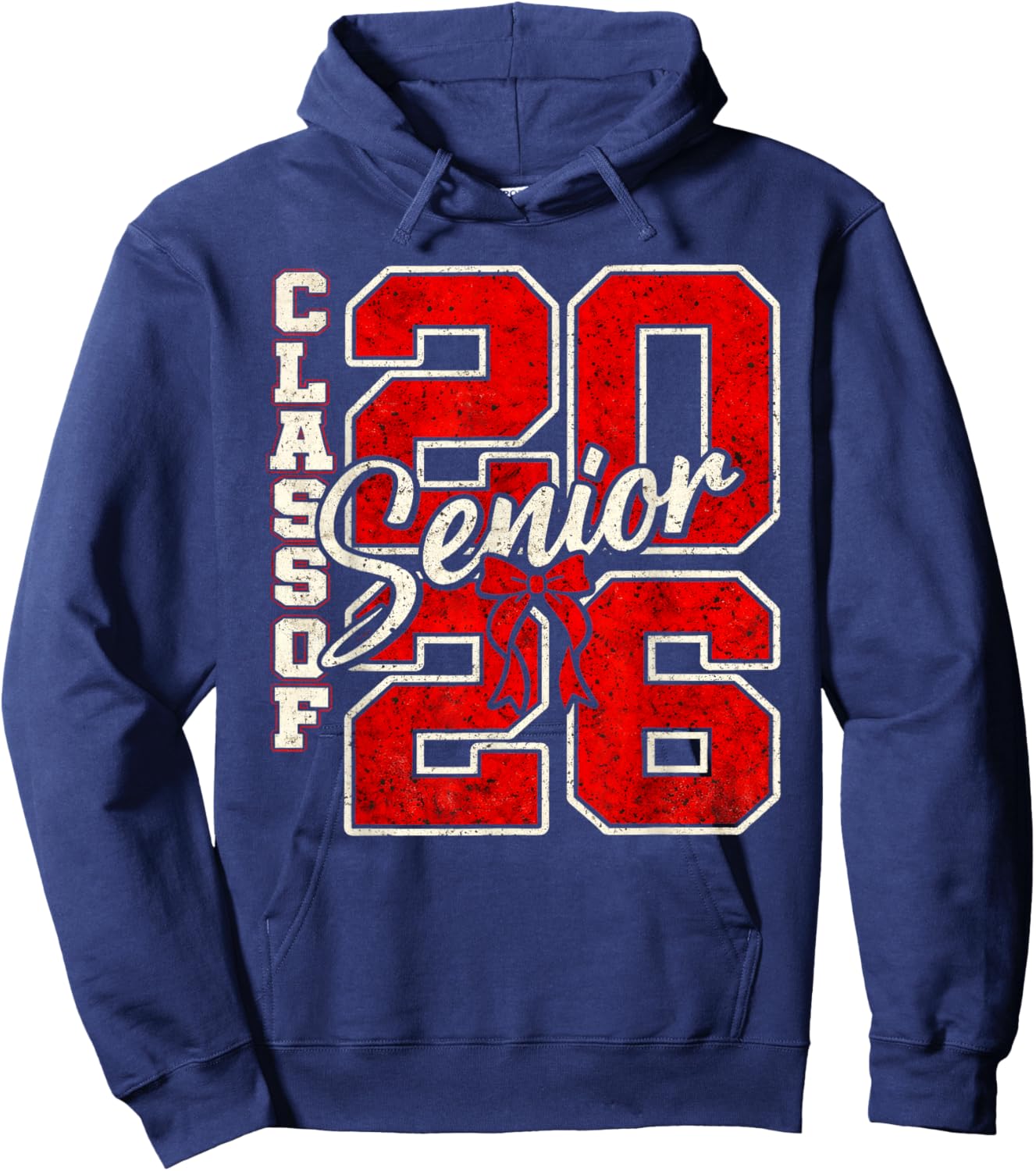 Class of 2026 Senior Last Day of School Boy Girl Student Hoodie - Hoodie | Navy