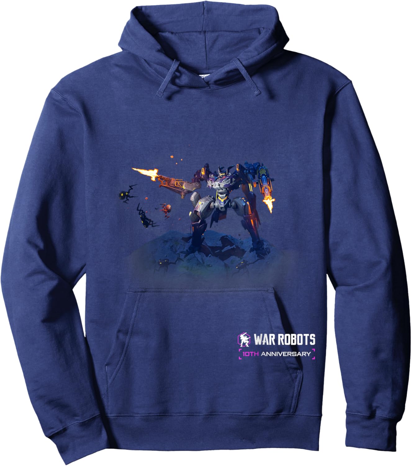 War Robots 10th Anniversary – Nether , Small Hoodie - Hoodie | Navy