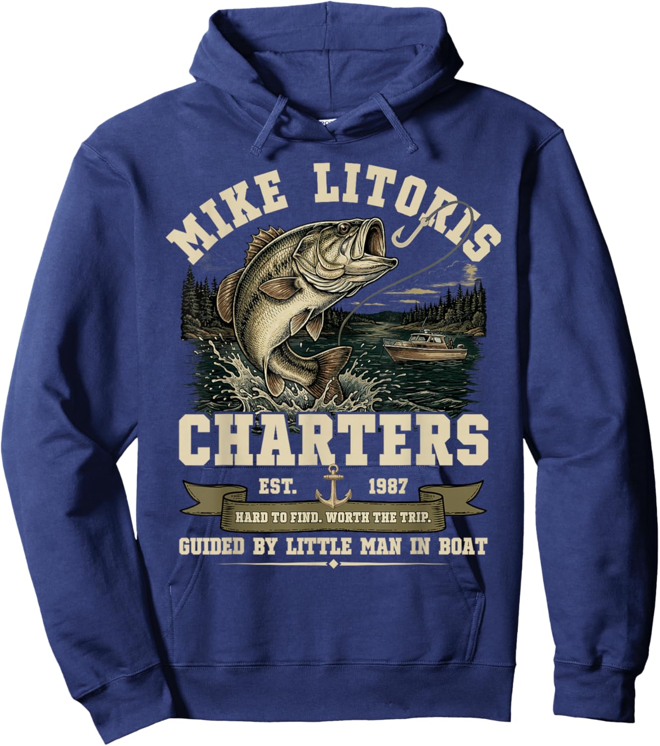 Mike Litoris Funny Adult Humor Innuendo Joke Gag Gifts Hoodie - Hoodie | Navy
