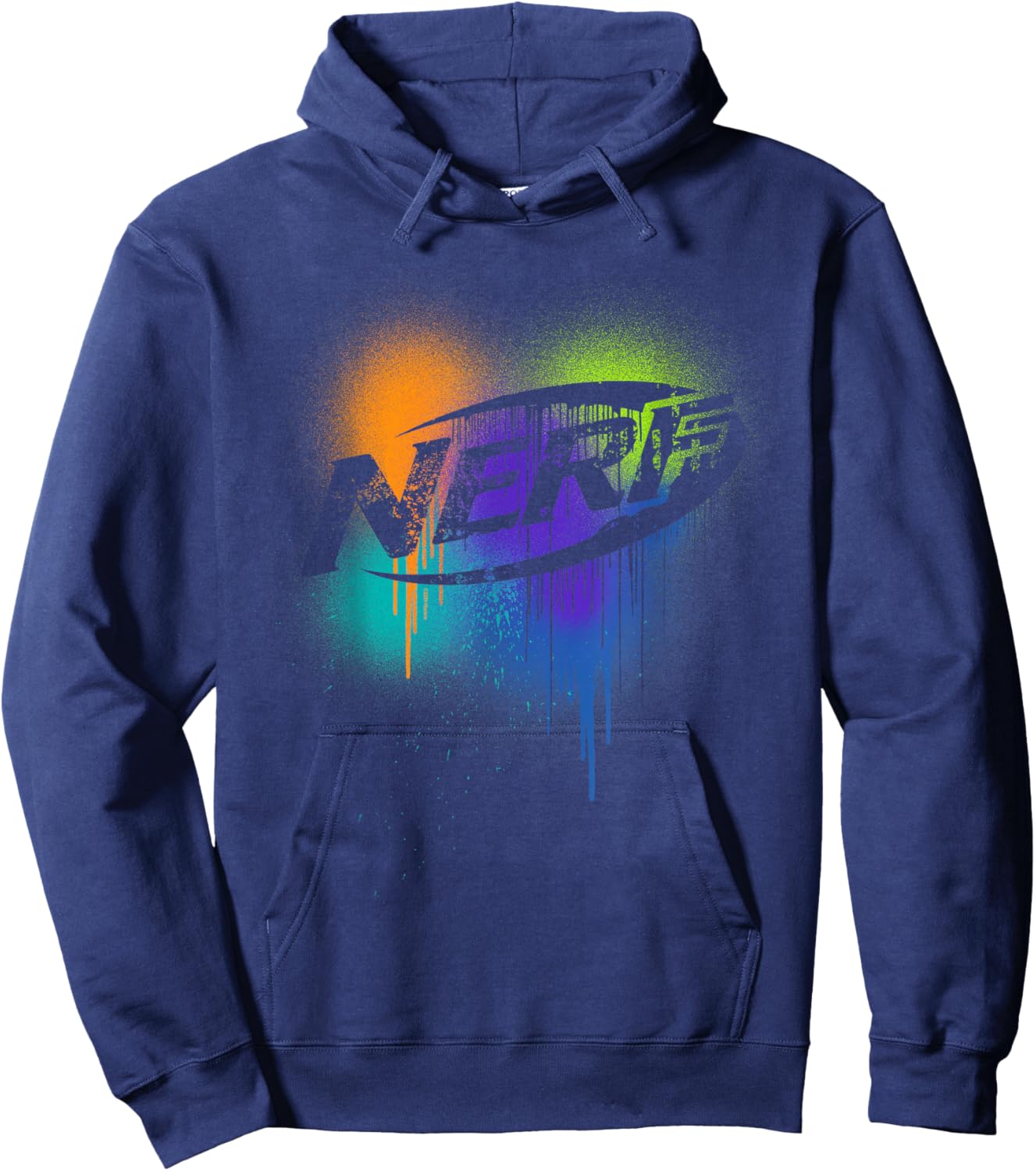 Nerf Spray Drips Hoodie - Hoodie | Navy