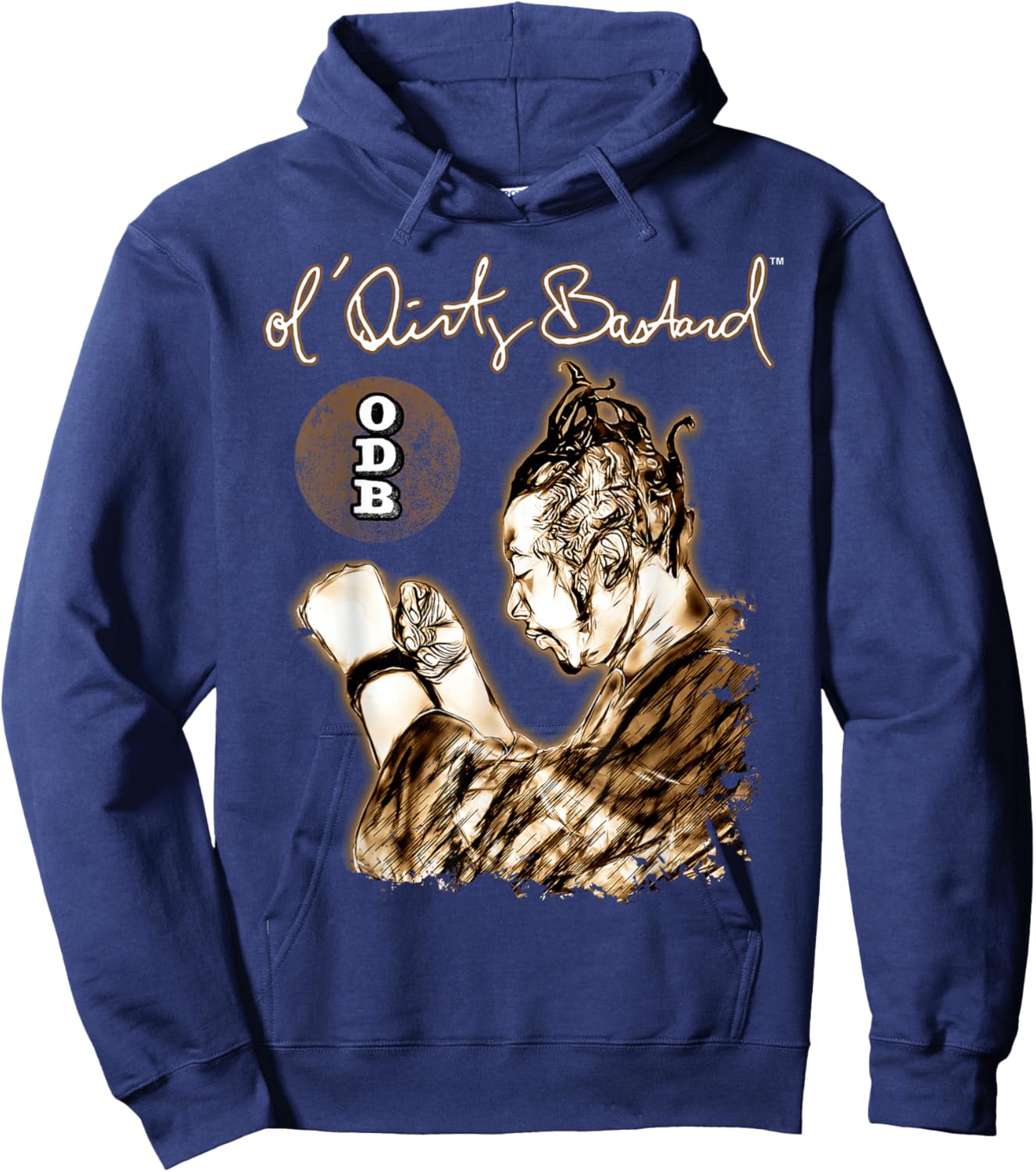 ODB Ol Dirty Ba--ard Official Hip Hop Graffiti Rap Mural Hoodie - Hoodie | Navy