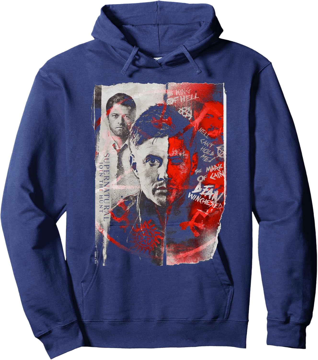 Supernatural Dean Winchester Demon Hoodie - Hoodie | Navy