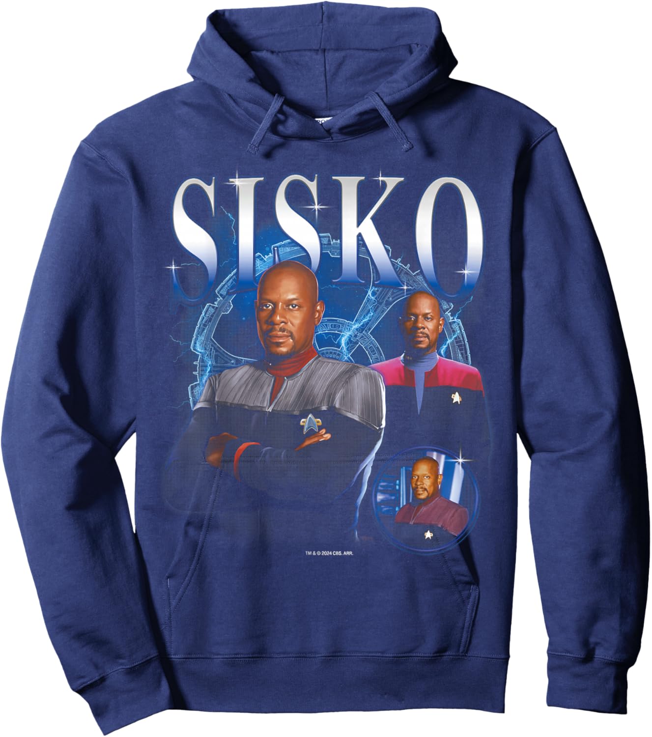 Star Trek: Deep Space Nine Sisko Heartthrob Hoodie - Hoodie | Navy