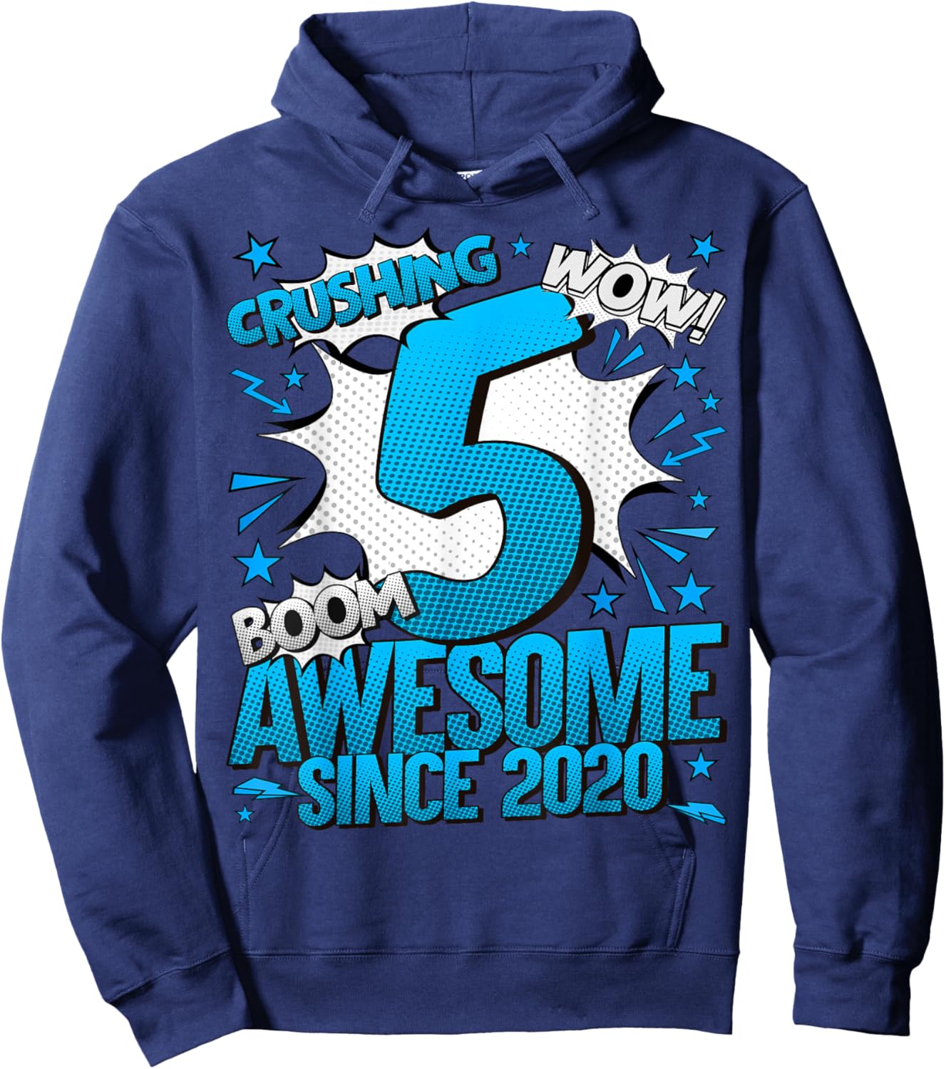 5 Year Old Gifts For Boys 5th Birthday Boy 5 Year Old Boy Hoodie - Hoodie | Navy