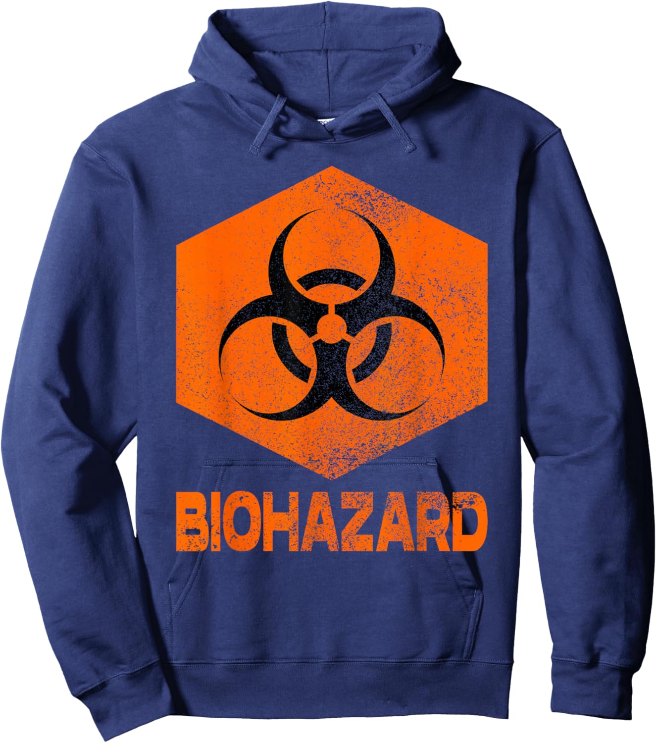 Biohazard Novelty Apparel Women Kid Science Teachers Hoodie - Hoodie | Navy