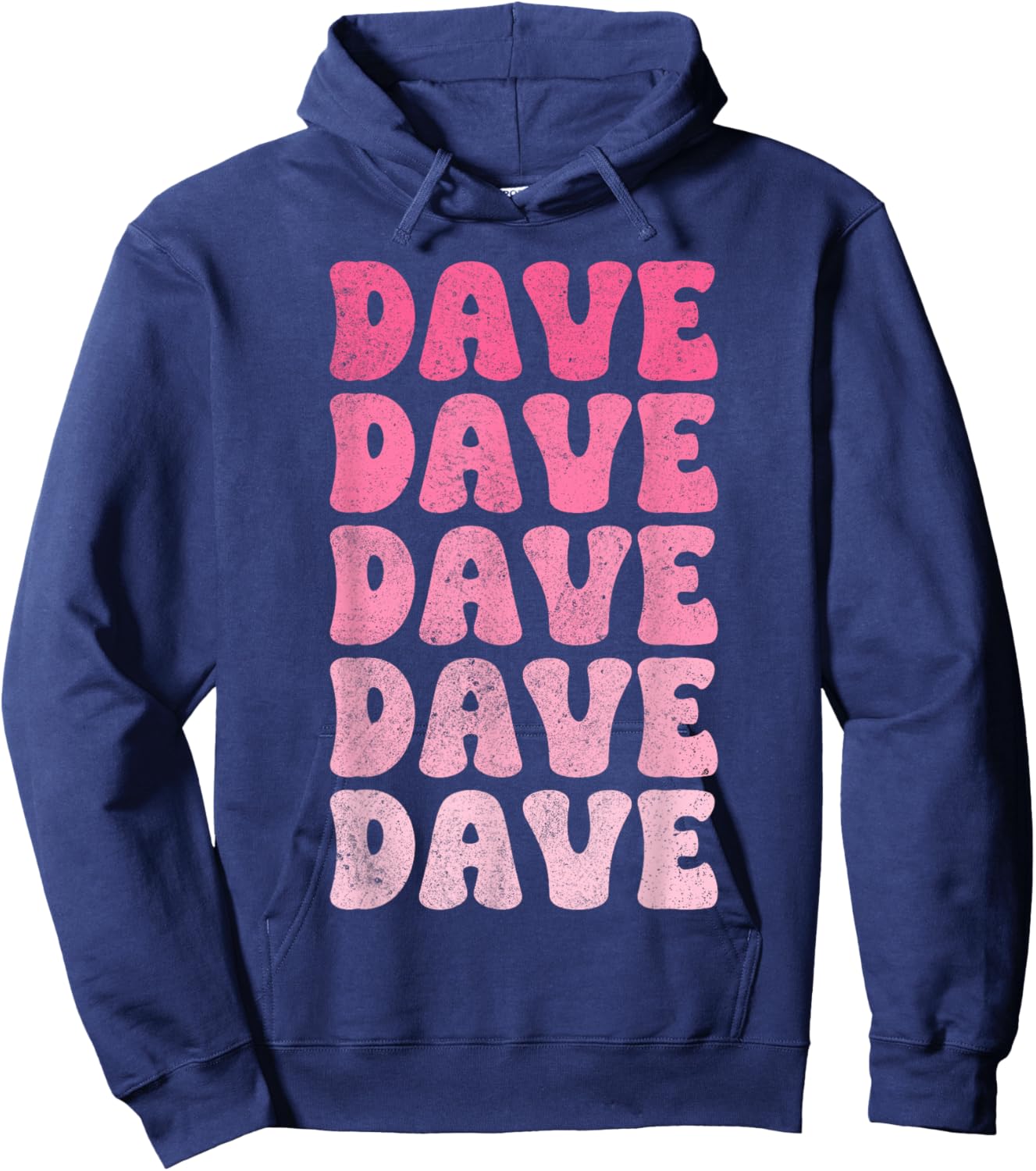 Dave Vintage Retro Hoodie - Hoodie | Navy