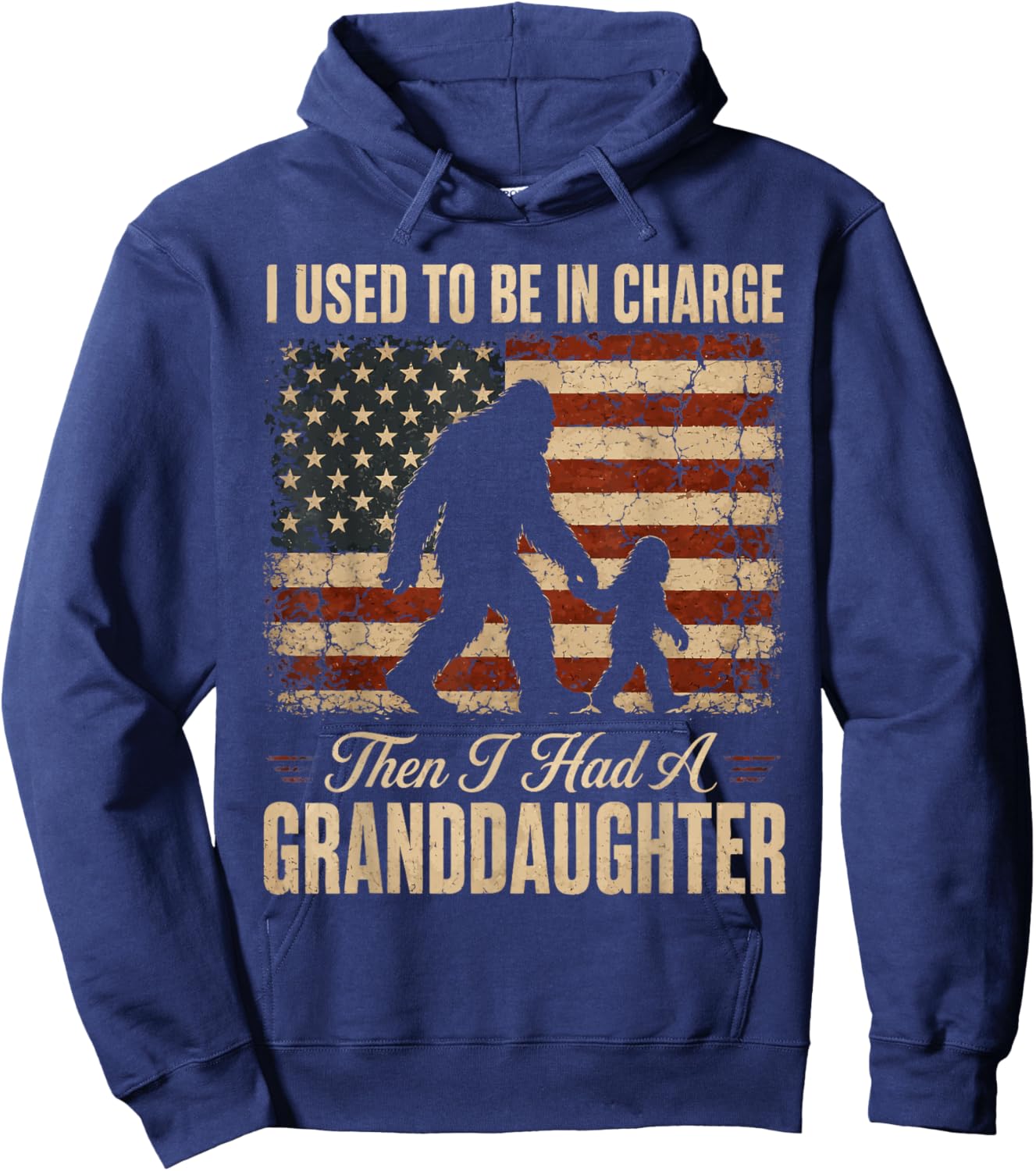 I Used to Be in Charge Then I Had A Granddaughter Men Women Hoodie - Hoodie | Navy