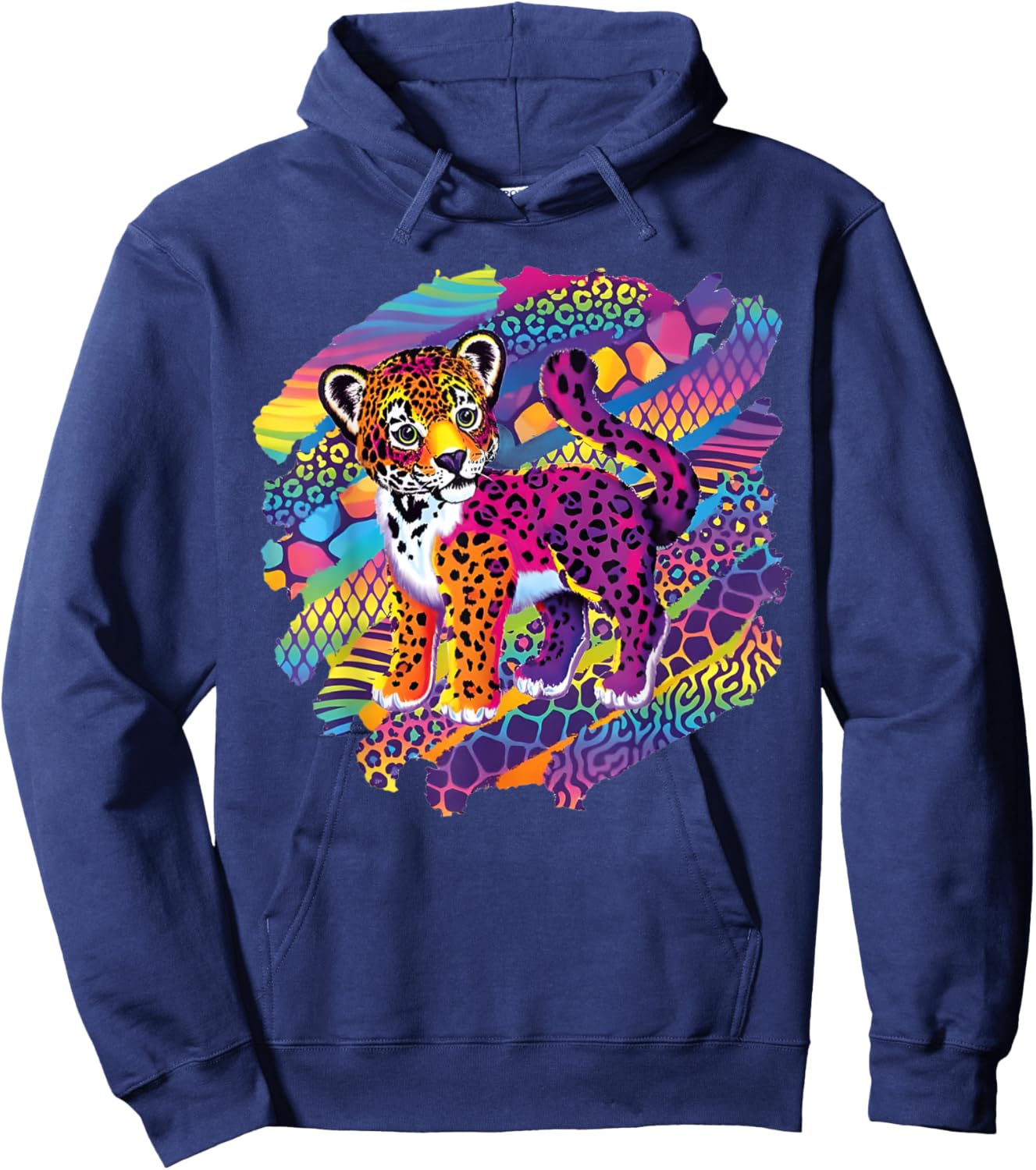 Vintage Style Tiger 90s Inspired Tiger Men Women Hoodie - Hoodie | Navy