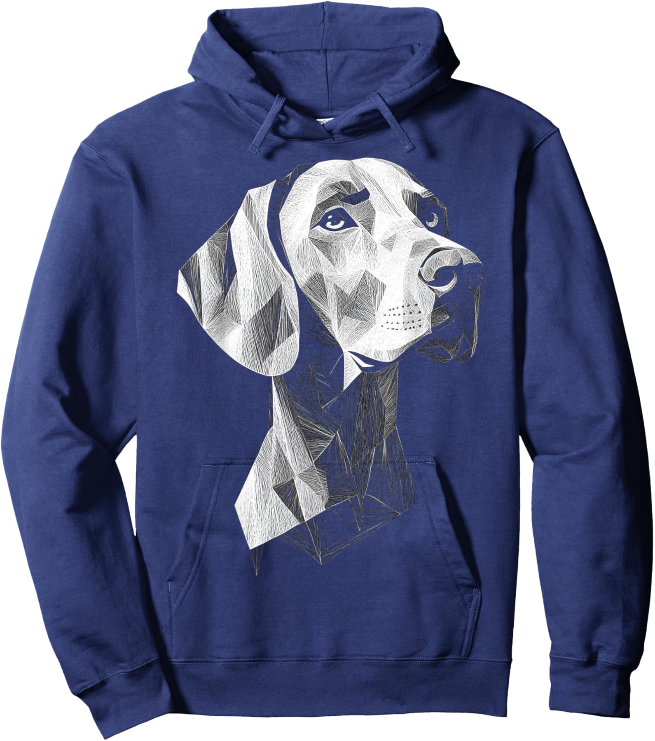Weimaraner Dog Motif Pet Art Weimaraner Women Kids Hoodie - Hoodie | Navy