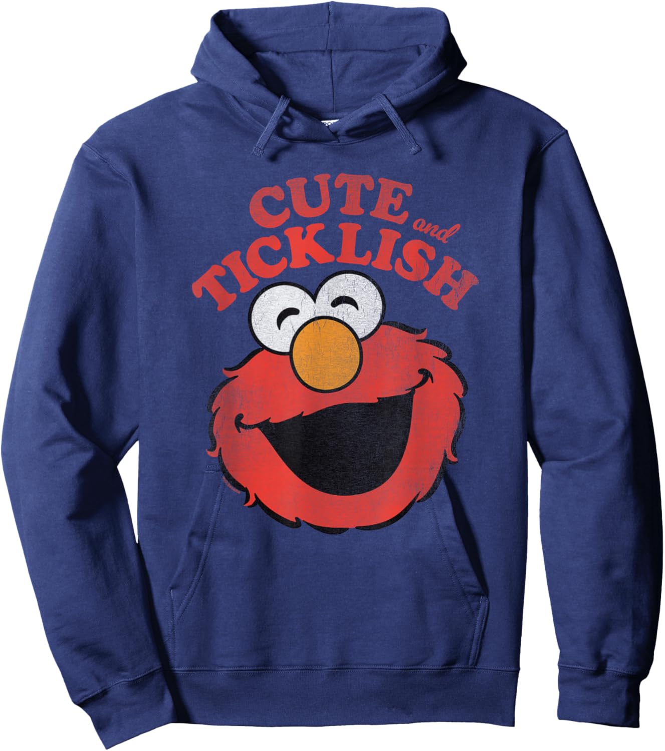 Sesame Street Tickle Me Elmo Cute and Ticklish Hoodie - Hoodie | Navy