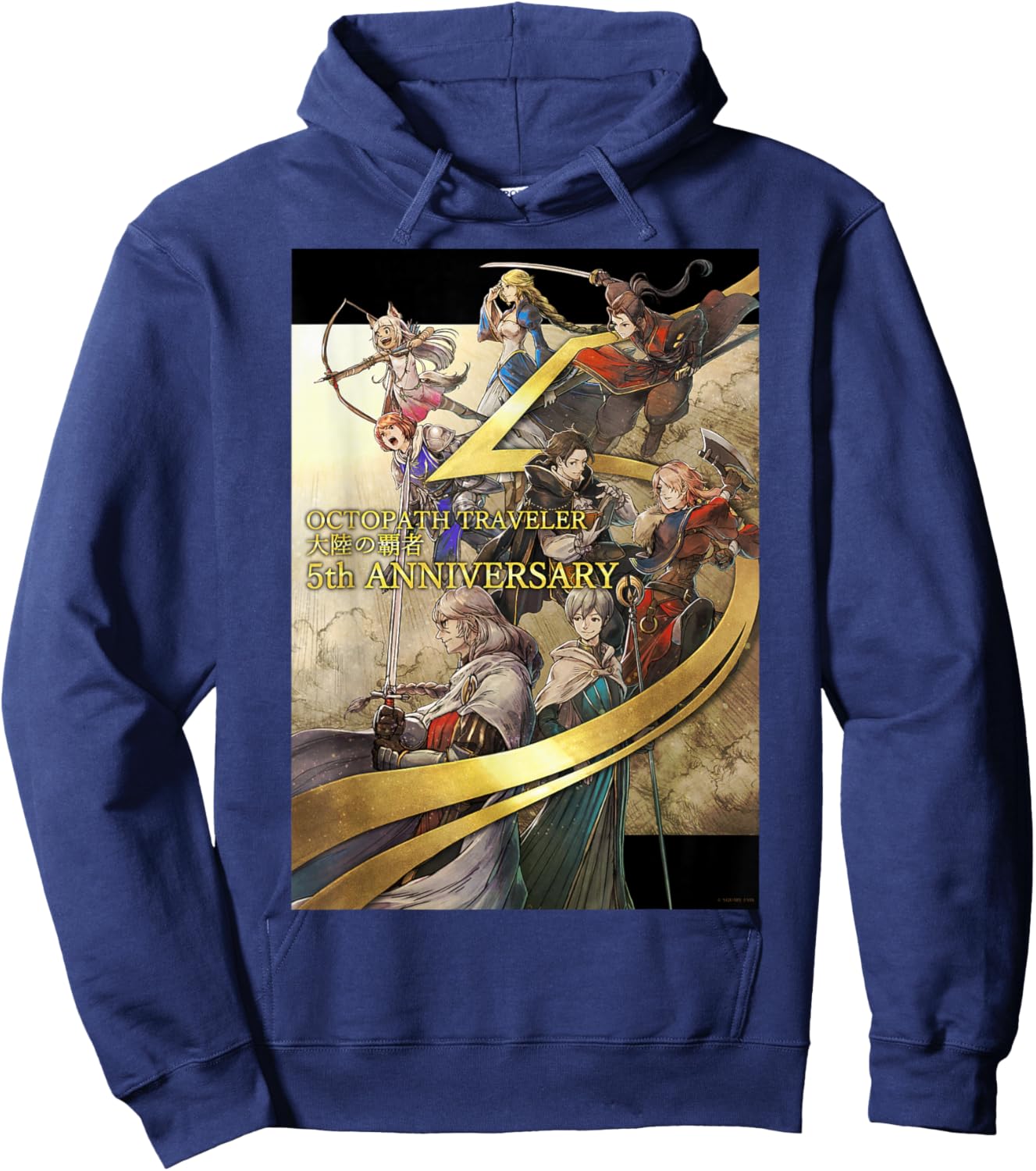 OCTOPATH Traveler: COTC - 5th Anniversary Hoodie - Hoodie | Navy