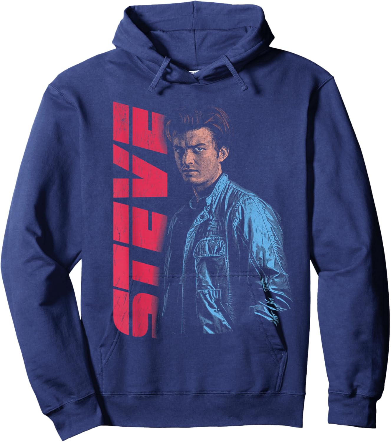 Stranger Things Steve Neo Homage Officially Licensed Hoodie - Hoodie | Navy