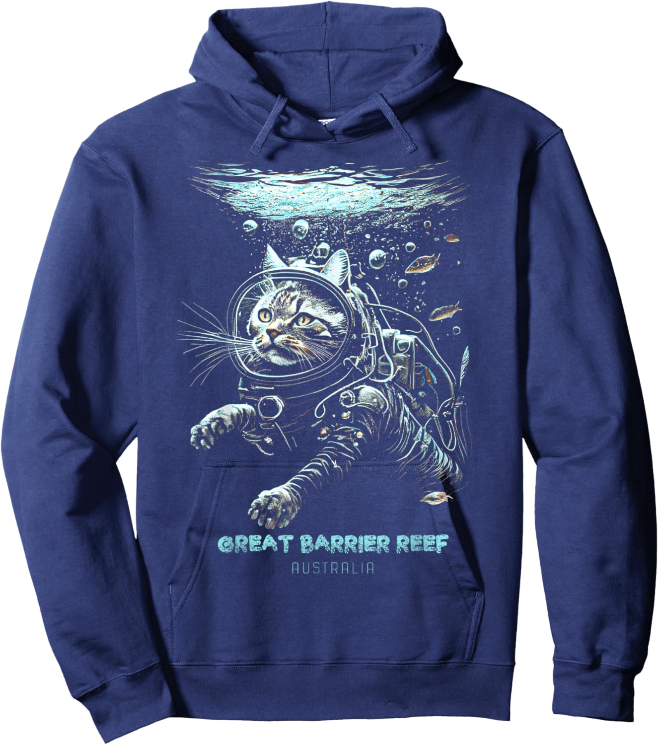 Great Barrier Reef Australia Hoodie - Hoodie | Navy