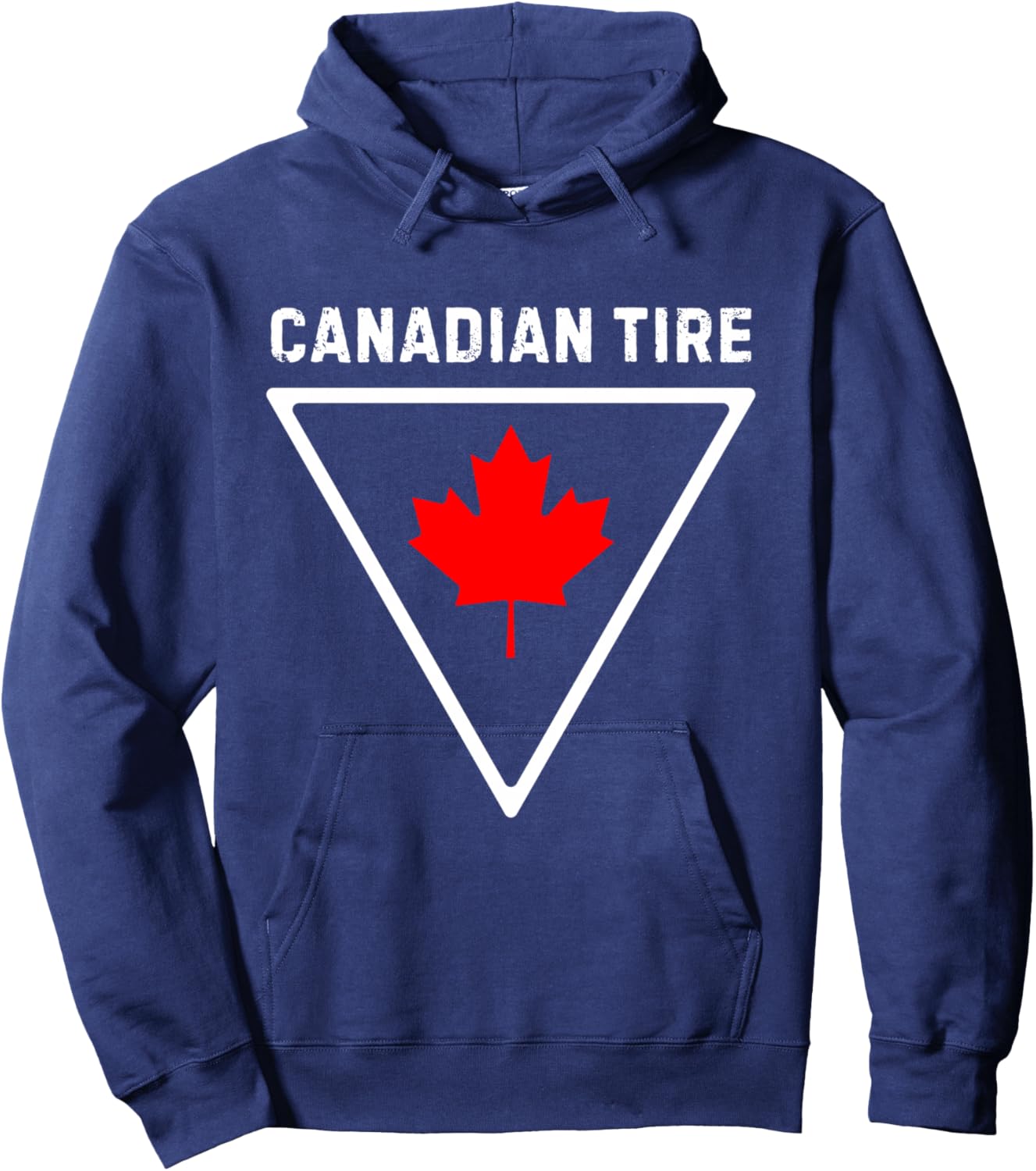 Canadian Tire Canada Lover Men's Women's Long-Sleeved Shirt Hoodie - Hoodie | Navy
