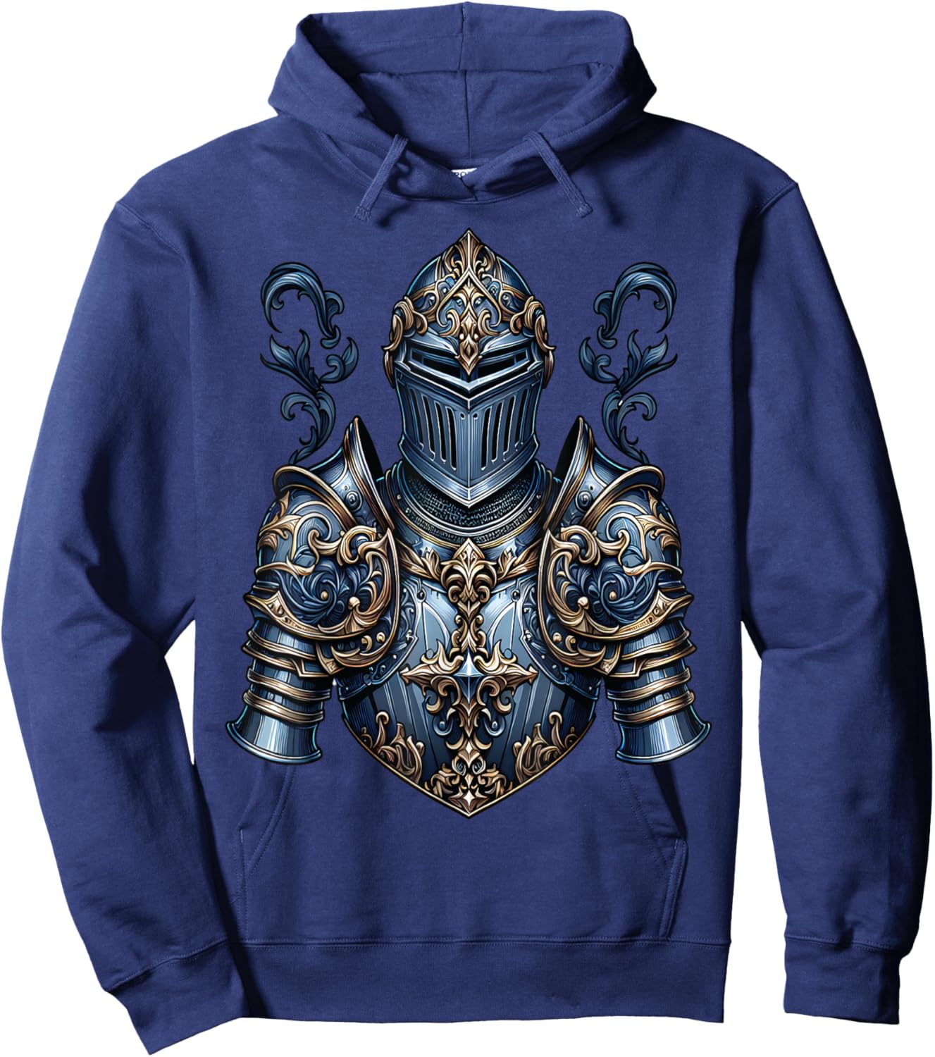 Knight Armor Costume Hoodie - Hoodie | Navy
