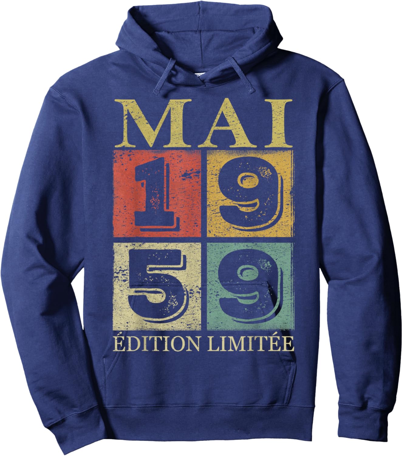 67 Ans Homme 1959 Anniversaire Mai 67 Ans Homme 1959 Hoodie - Hoodie | Navy