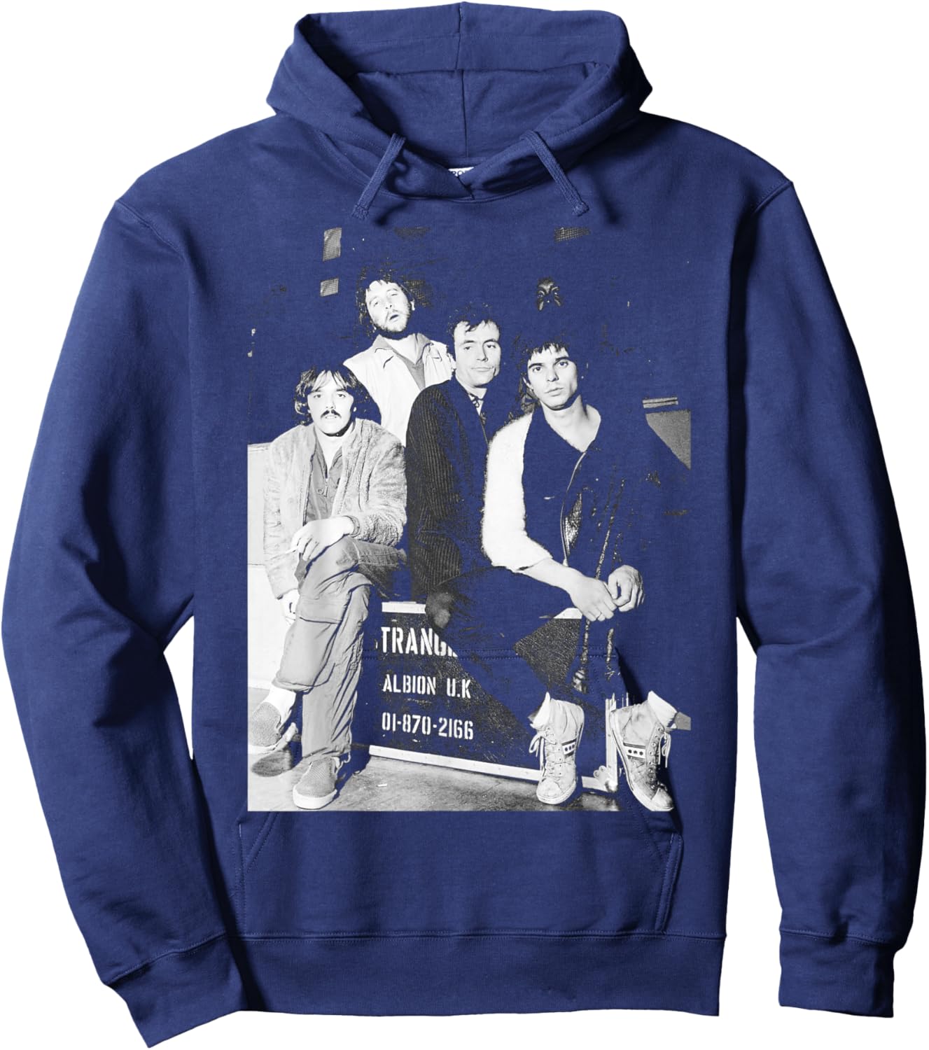Portrait du Groupe The Stranglers No More Heroes Era Hoodie - Hoodie | Navy