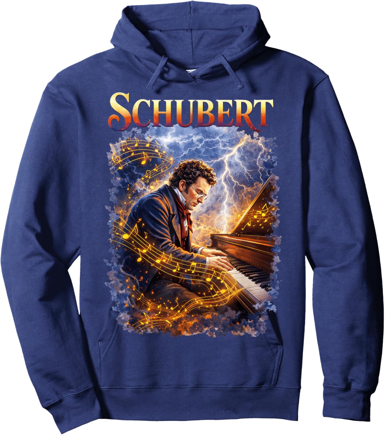 Franz Schubert Composer Hoodie - Hoodie | Navy