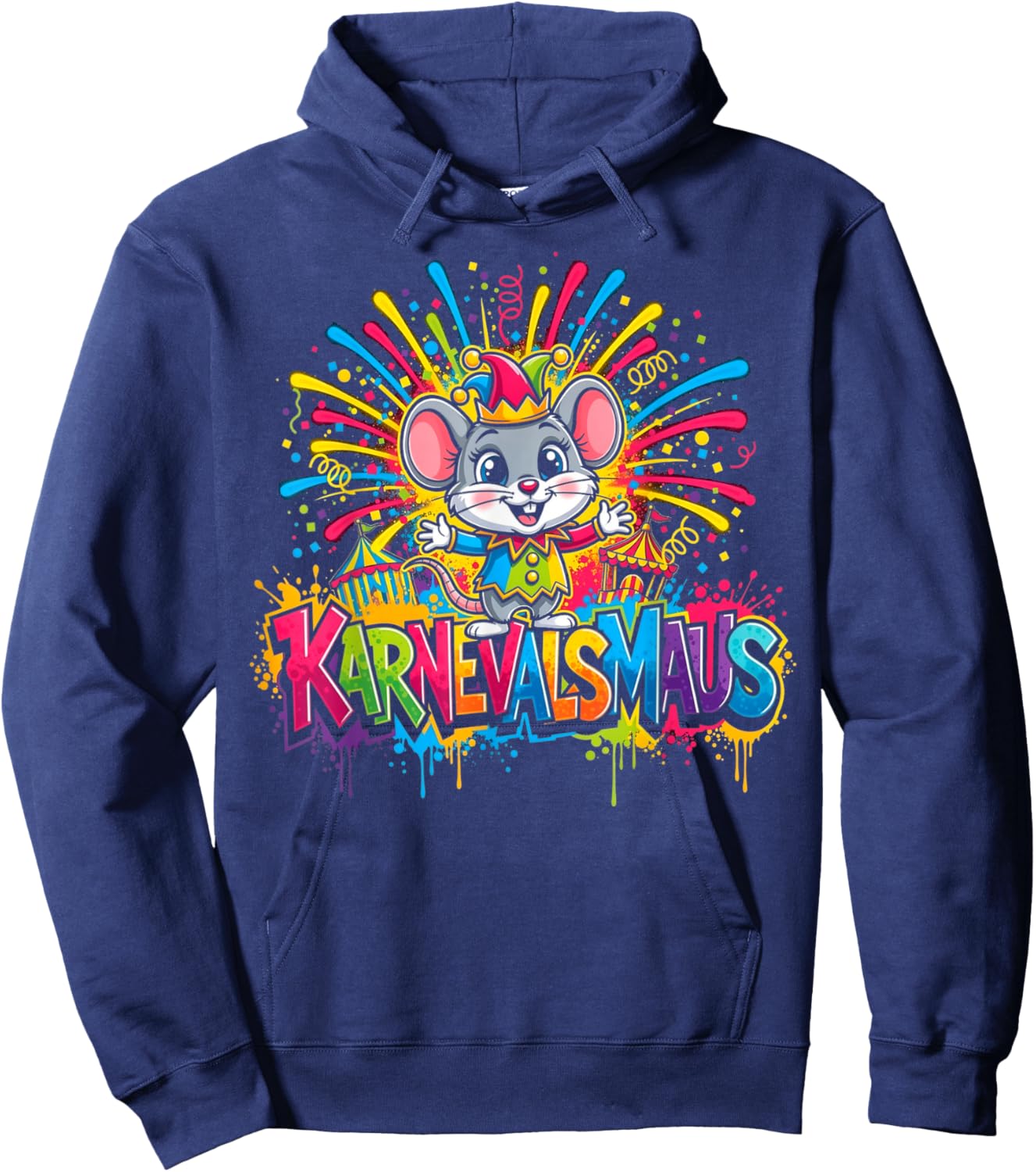 Carnival Costume Replacement Partner Funny Outfit Carnival Mouse Hoodie - Hoodie | Navy