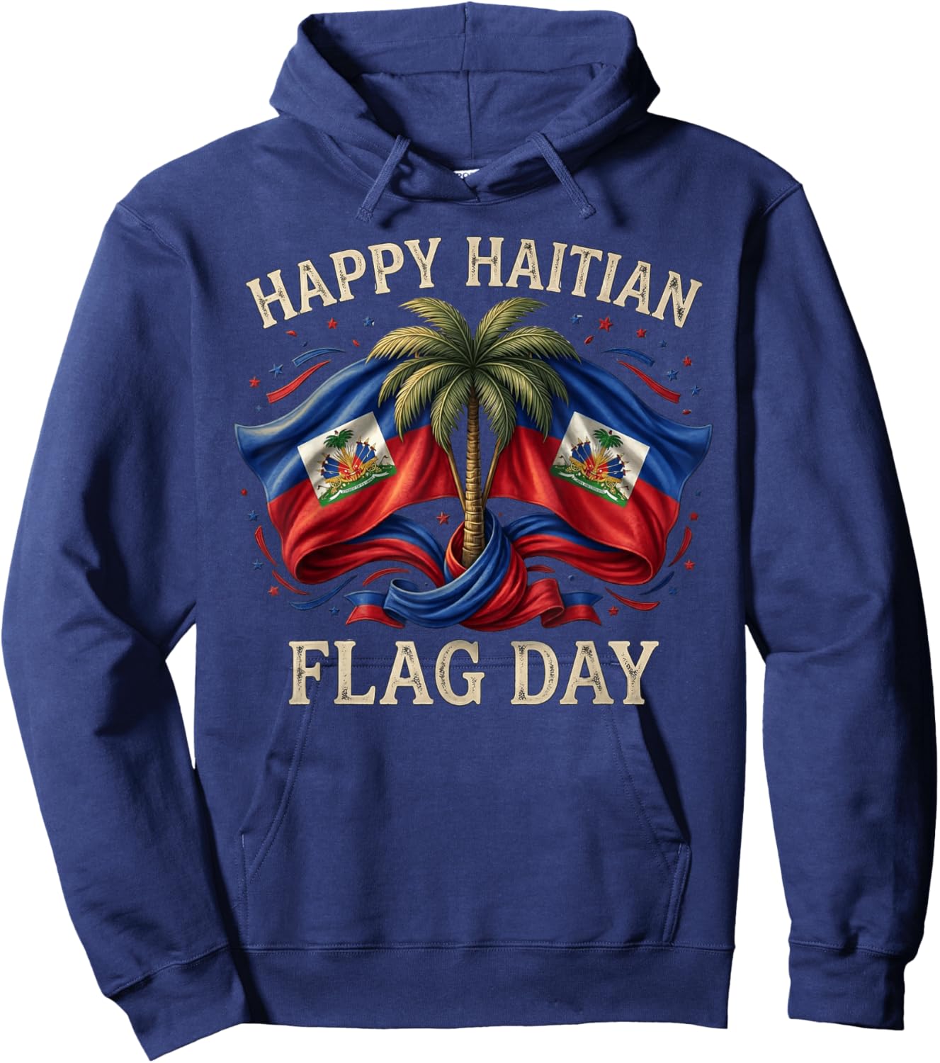 Haitian Flag Day Haiti Map Heritage Pride Patriotic Hoodie - Hoodie | Navy