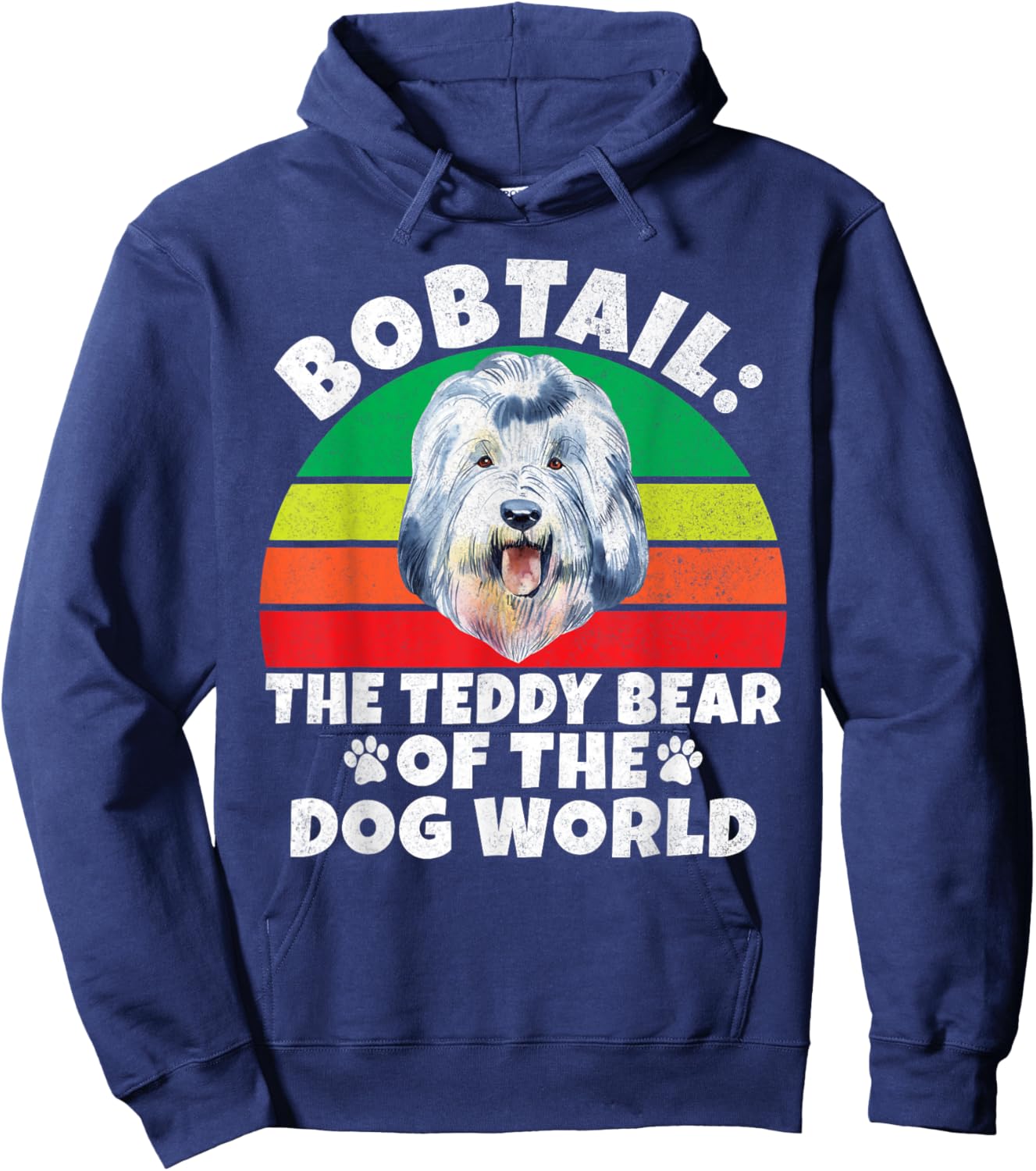 Bobtail the Teddy Bear of the Dog World Bobtail Women Hoodie - Hoodie | Navy