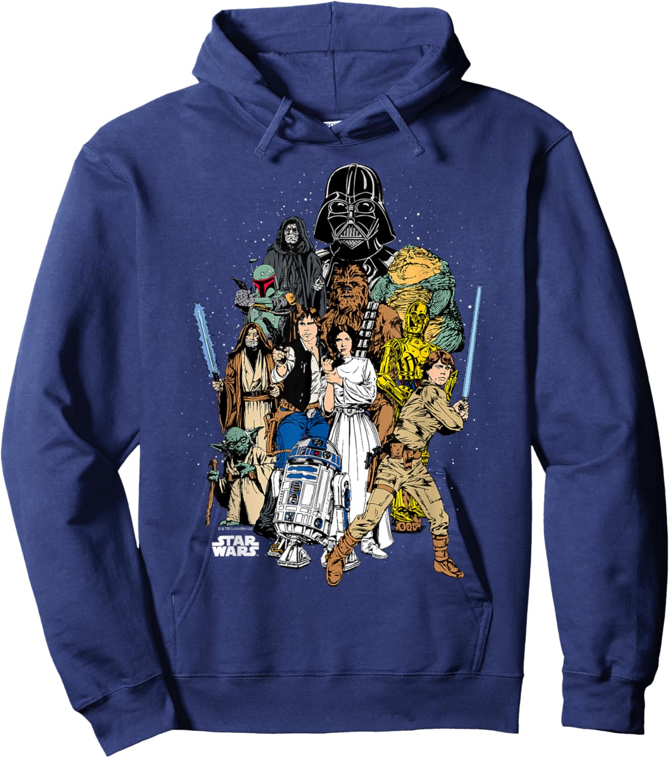 Star Wars - Character Collage Hoodie - Hoodie | Navy
