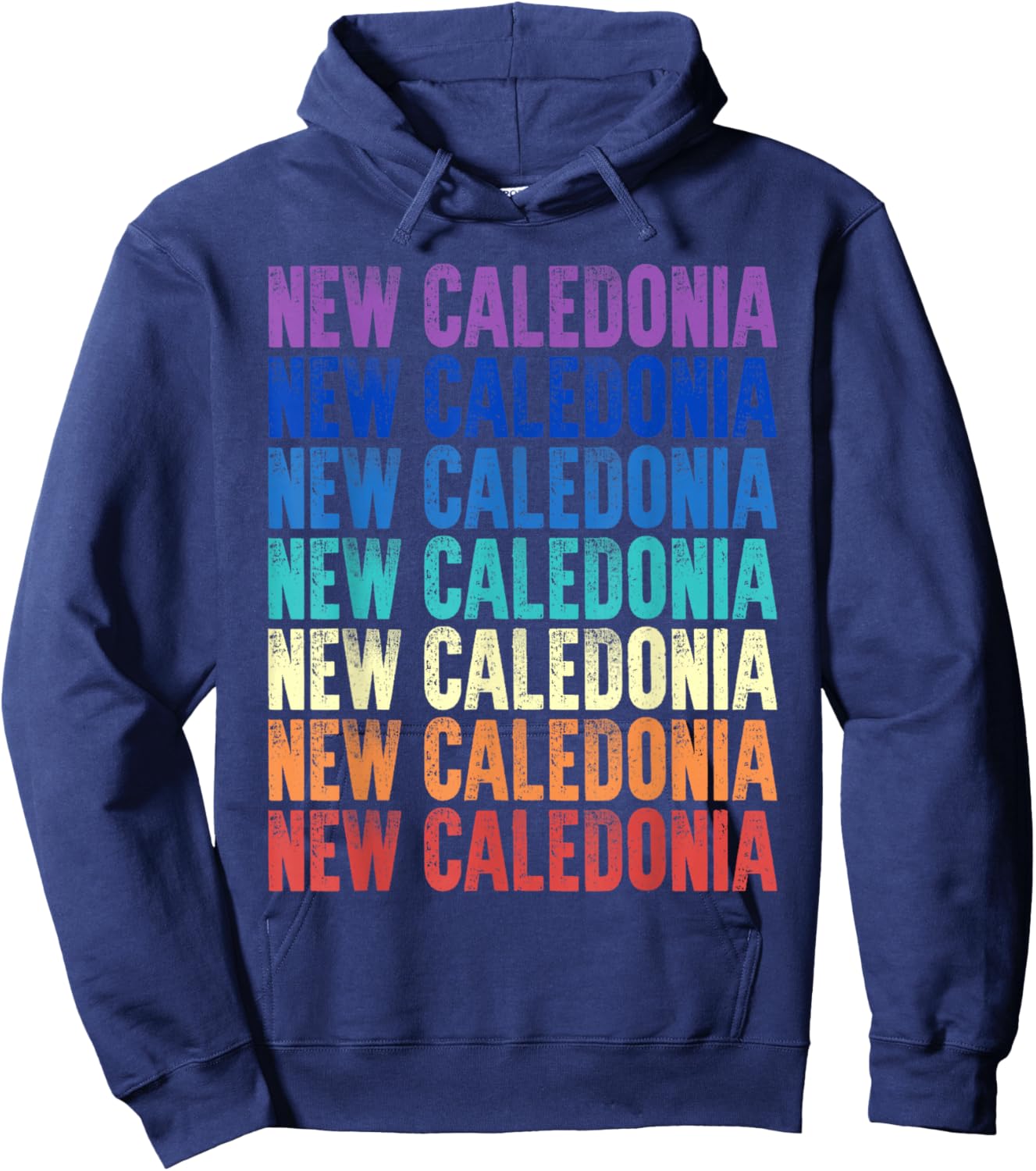 Nouvelle-Calédonie colorée Hoodie - Hoodie | Navy