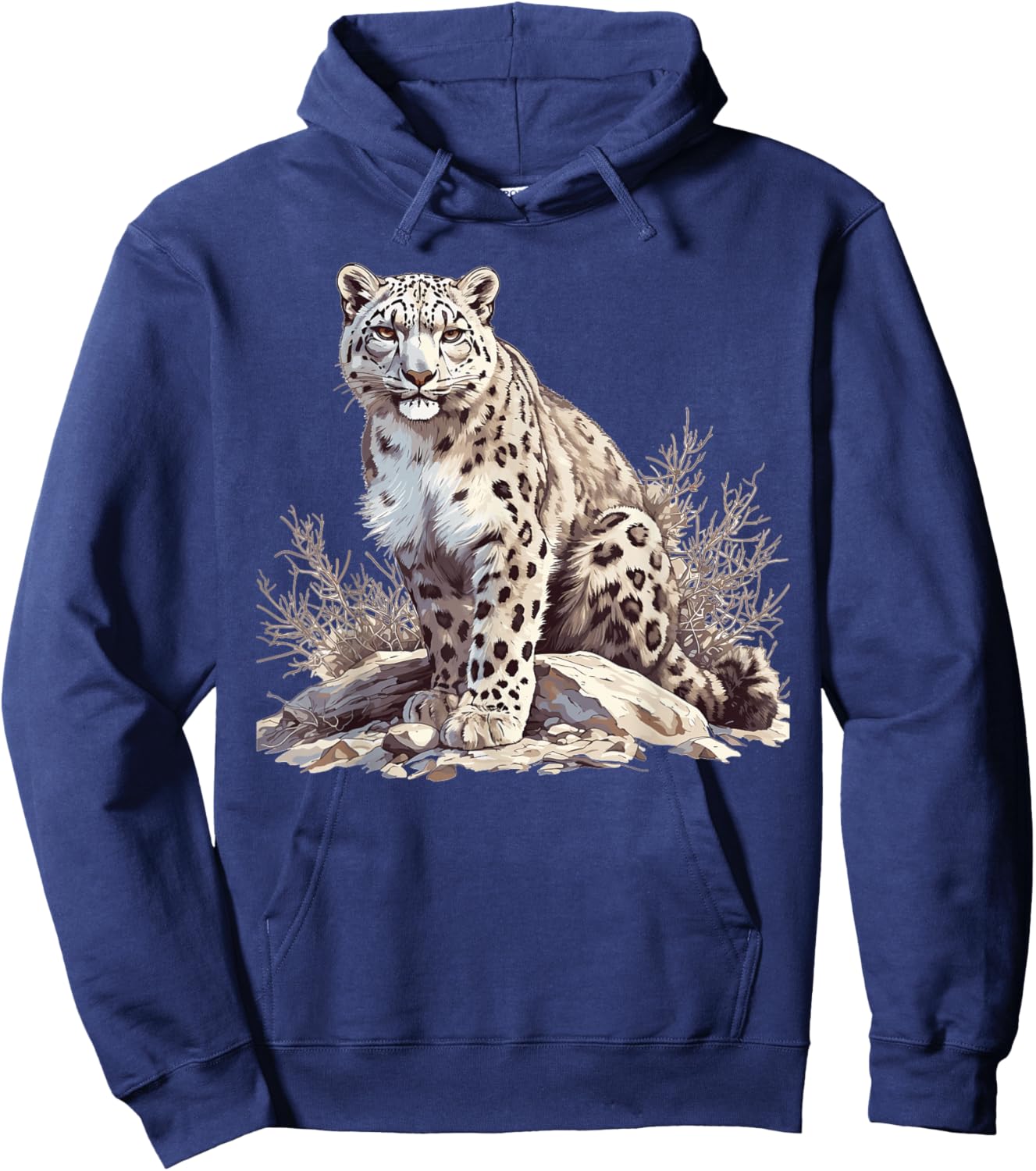 Snow Leopards Lovers Snow Leopard Hoodie - Hoodie | Navy