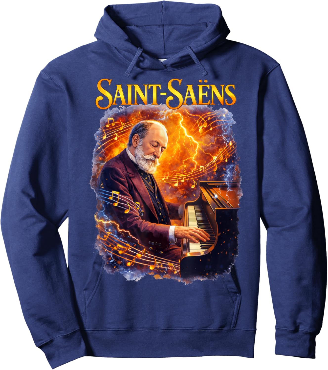 Camille Saint-Saens Composer Hoodie - Hoodie | Navy