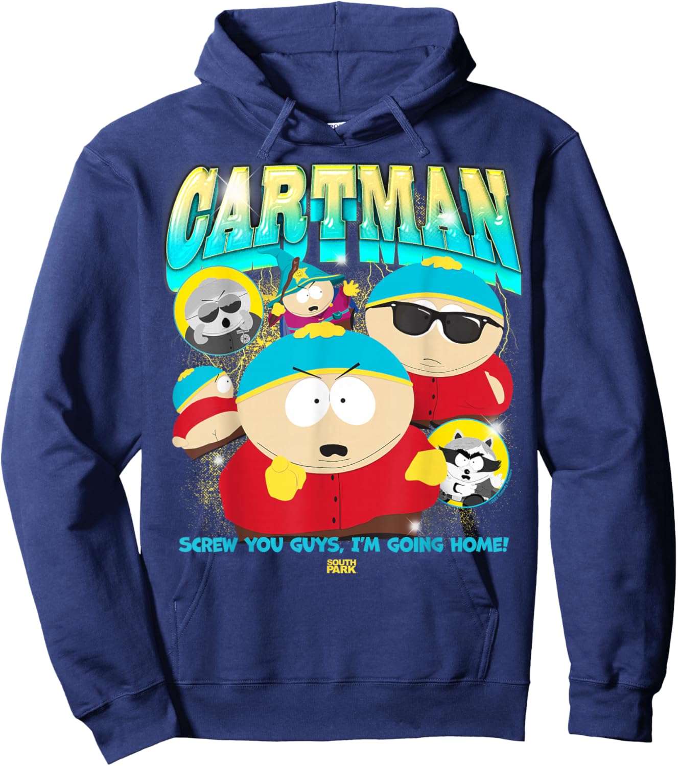 South Park Eric Cartman Screw You Guys I'm Going Home! Hoodie - Hoodie | Navy