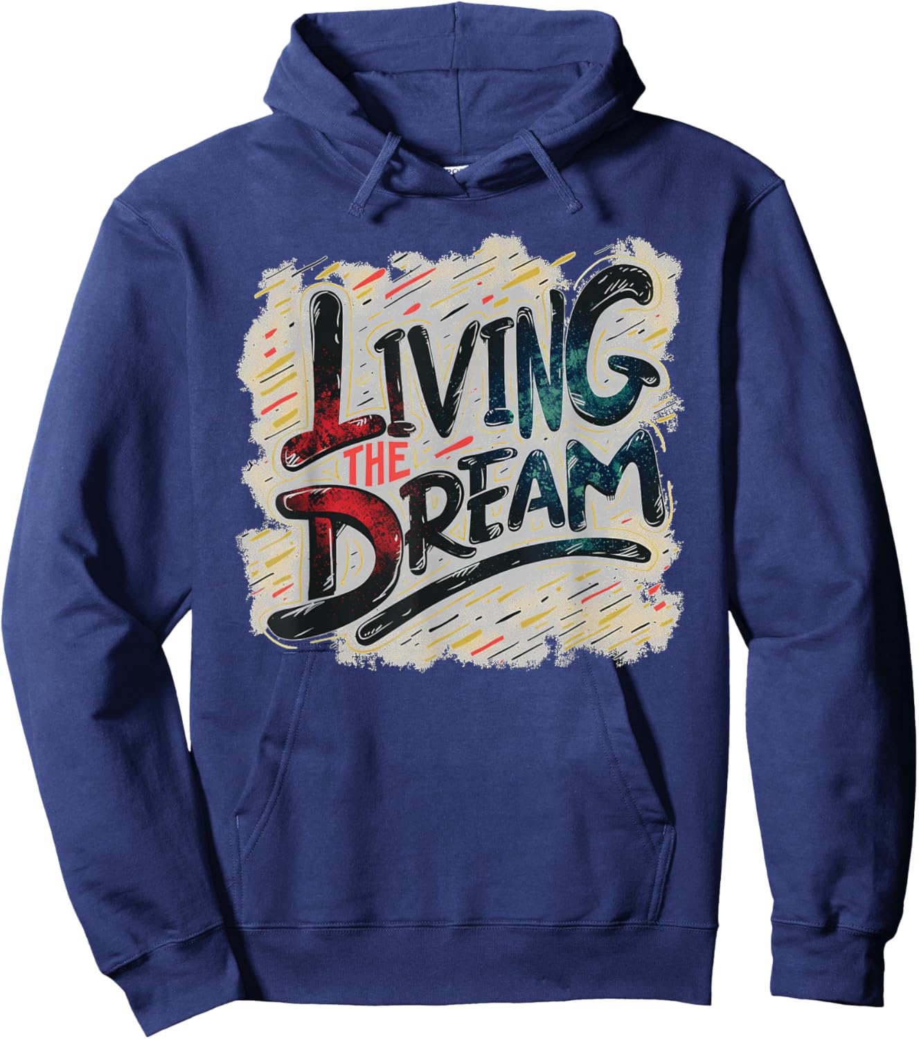 Pretty Living The Dream Costume Statement Hoodie - Hoodie | Navy
