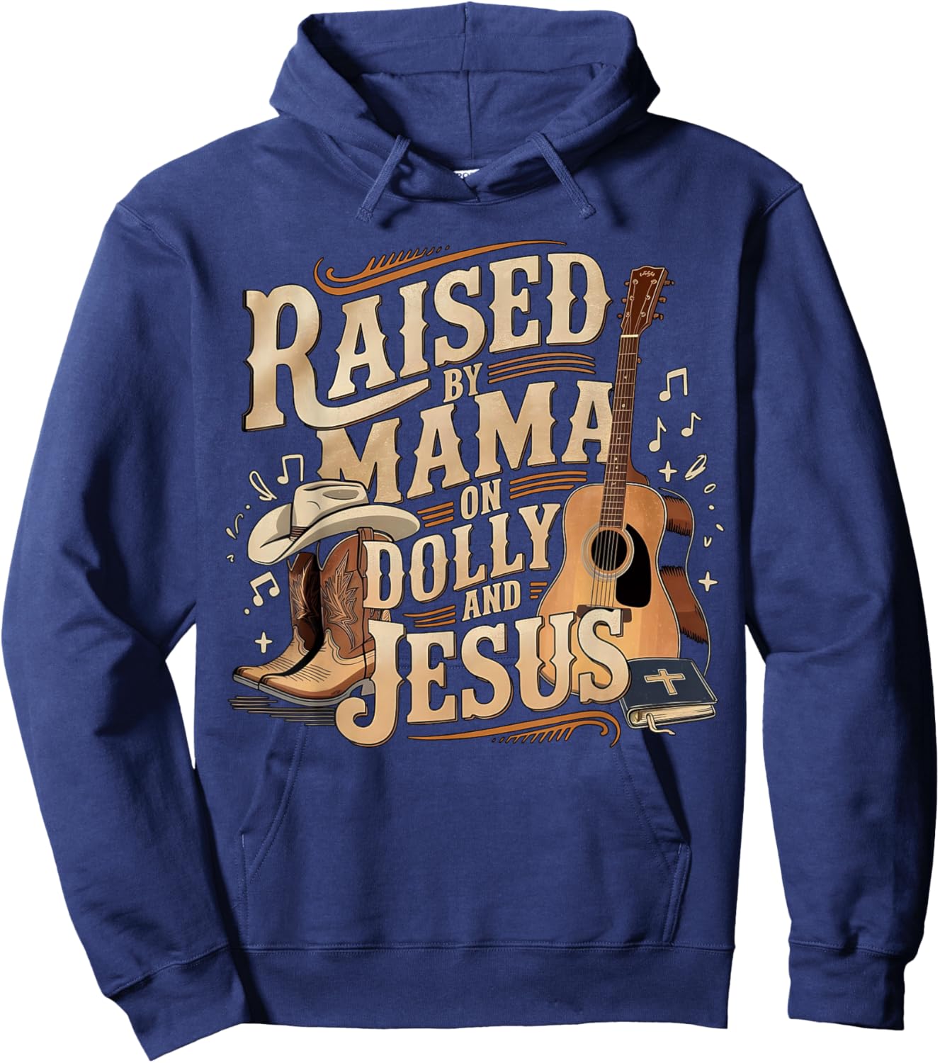 Vintage Dolly Personalized Name Retro Style Classic Hoodie - Hoodie | Navy