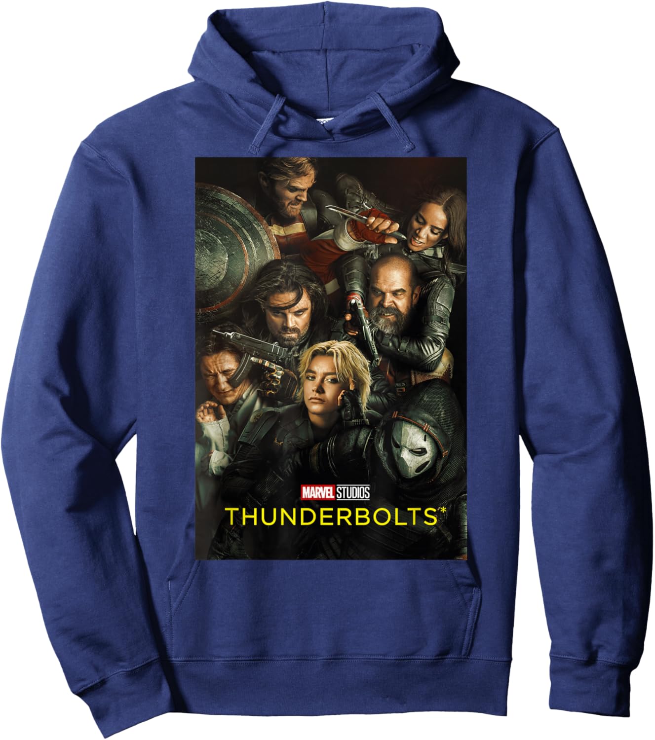 Marvel Studios Thunderbolts Official Movie Poster Art Hoodie - Hoodie | Navy