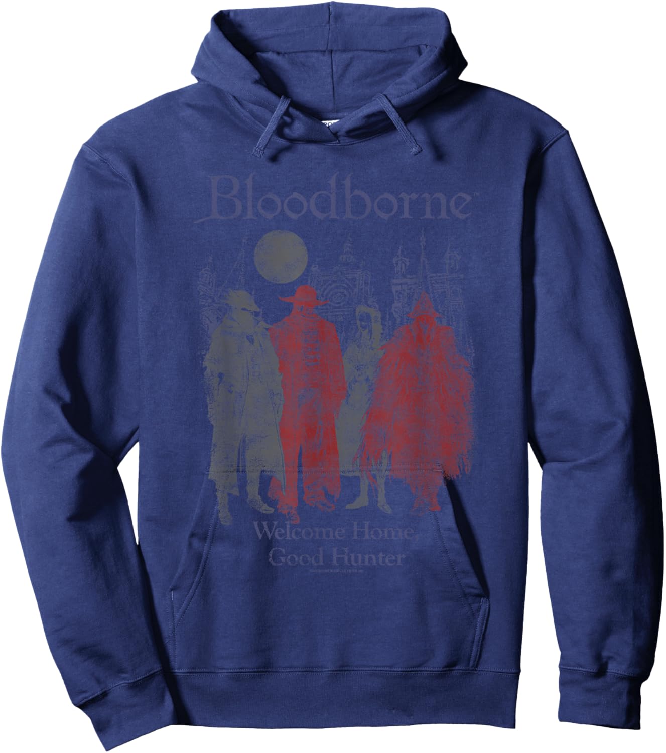 Bloodborne Welcome Home Good Hunter Video Game Hoodie - Hoodie | Navy