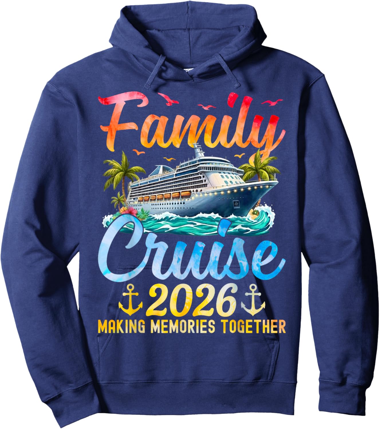 Cruise Ship Hoodie - Hoodie | Navy