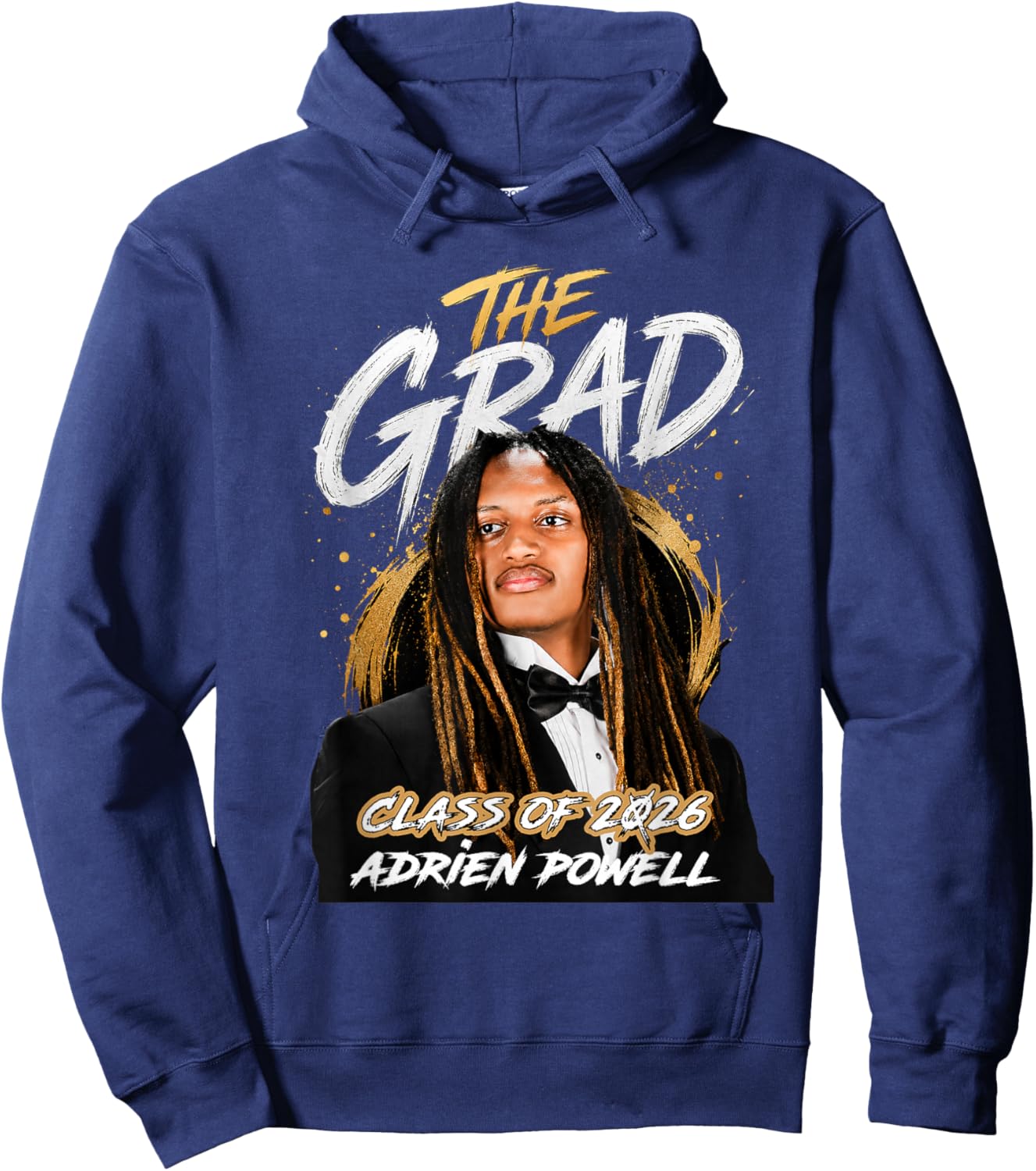 The Grad Class of 2026 Senior Mr Powell Hoodie - Hoodie | Navy